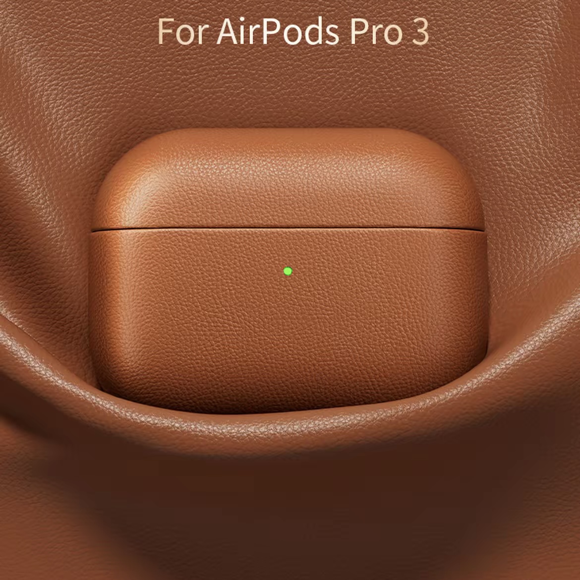 Apple Earphone Genuine Leather Full Coverage Drop-Proof Earphone Case