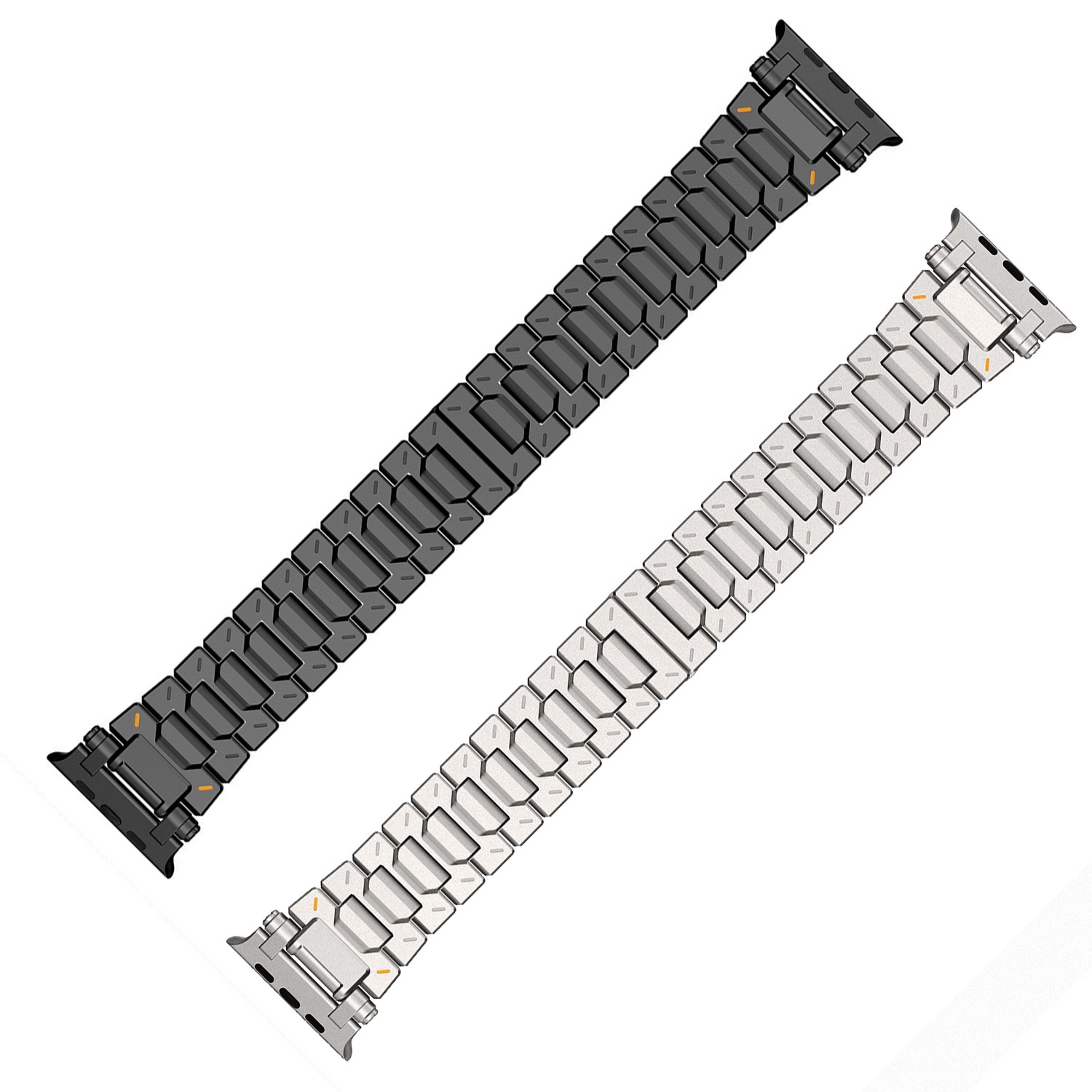 Ultra Titanium Alloy Smartwatch Bands Compatible with Apple Watch bands 42/46/44/45/49mm iWatch Series 11 10 9 8 7 6 5 4 SE/Ultra 3-MGD CASE