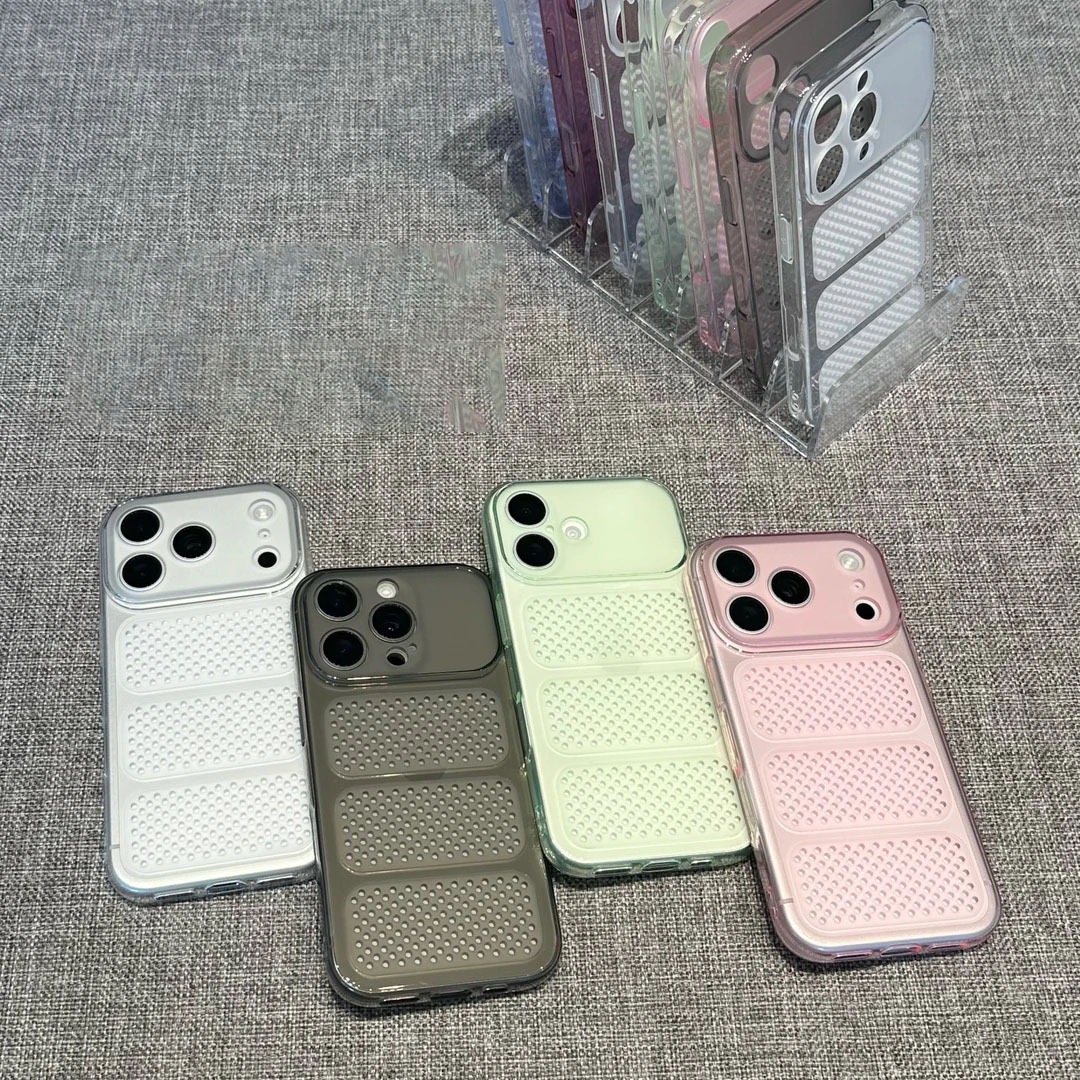 Honeycomb design heat dissipation soft silicone phone case