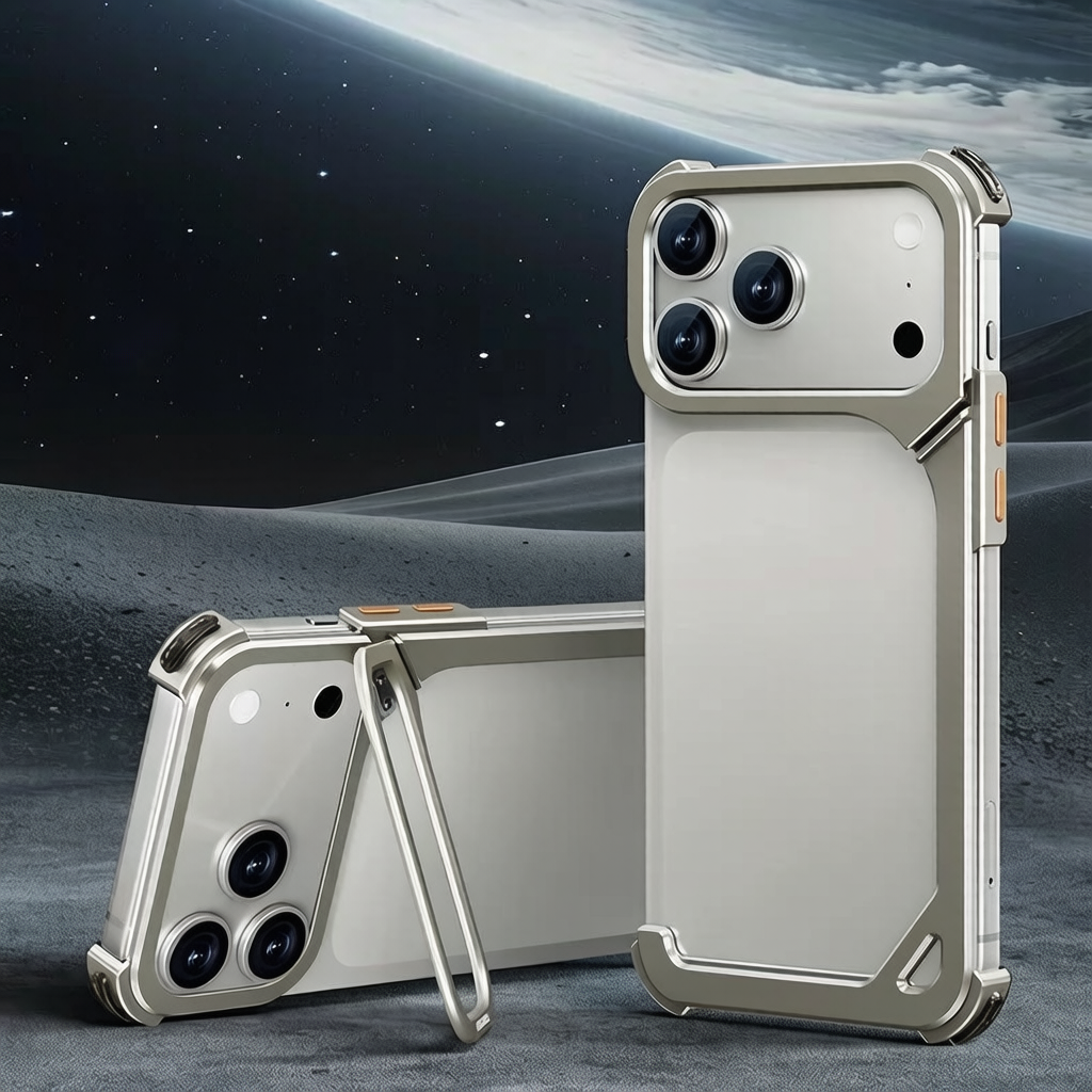 9-Shaped Metal Frame Bracket Anti-fall Mobile Phone Case
