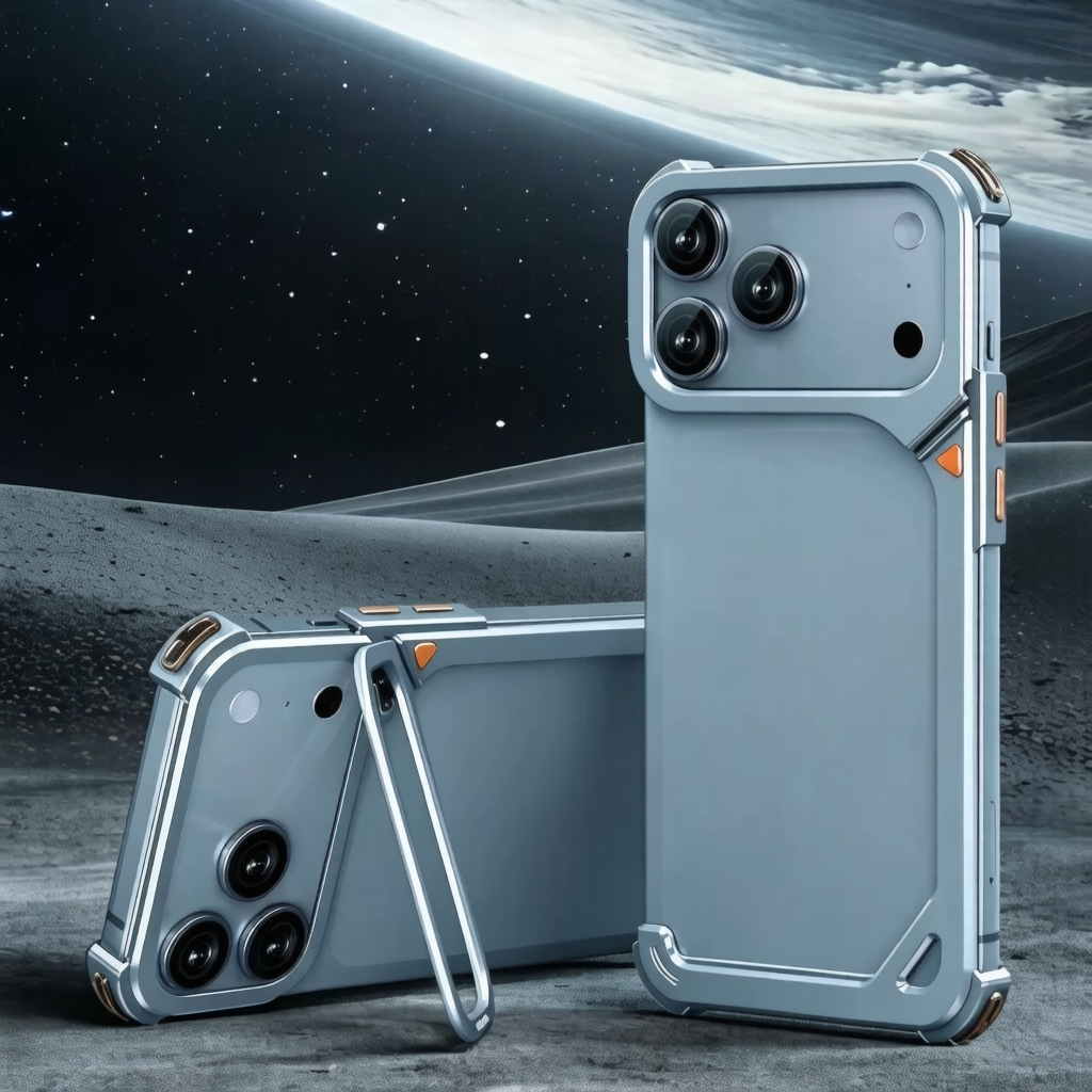 9-Shaped Metal Frame Bracket Anti-fall Mobile Phone Case