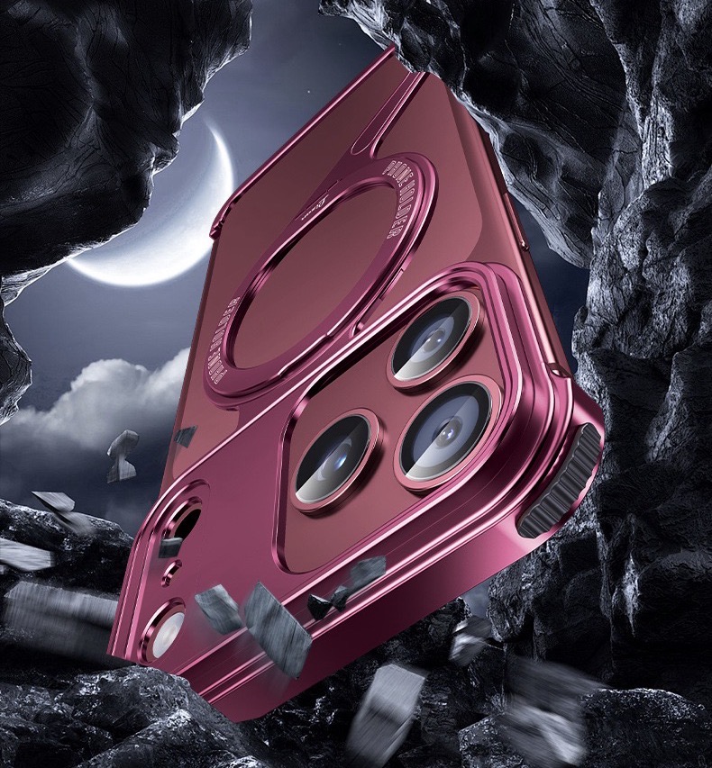 Brand New Z-shaped Metal Magnetic Phone Case