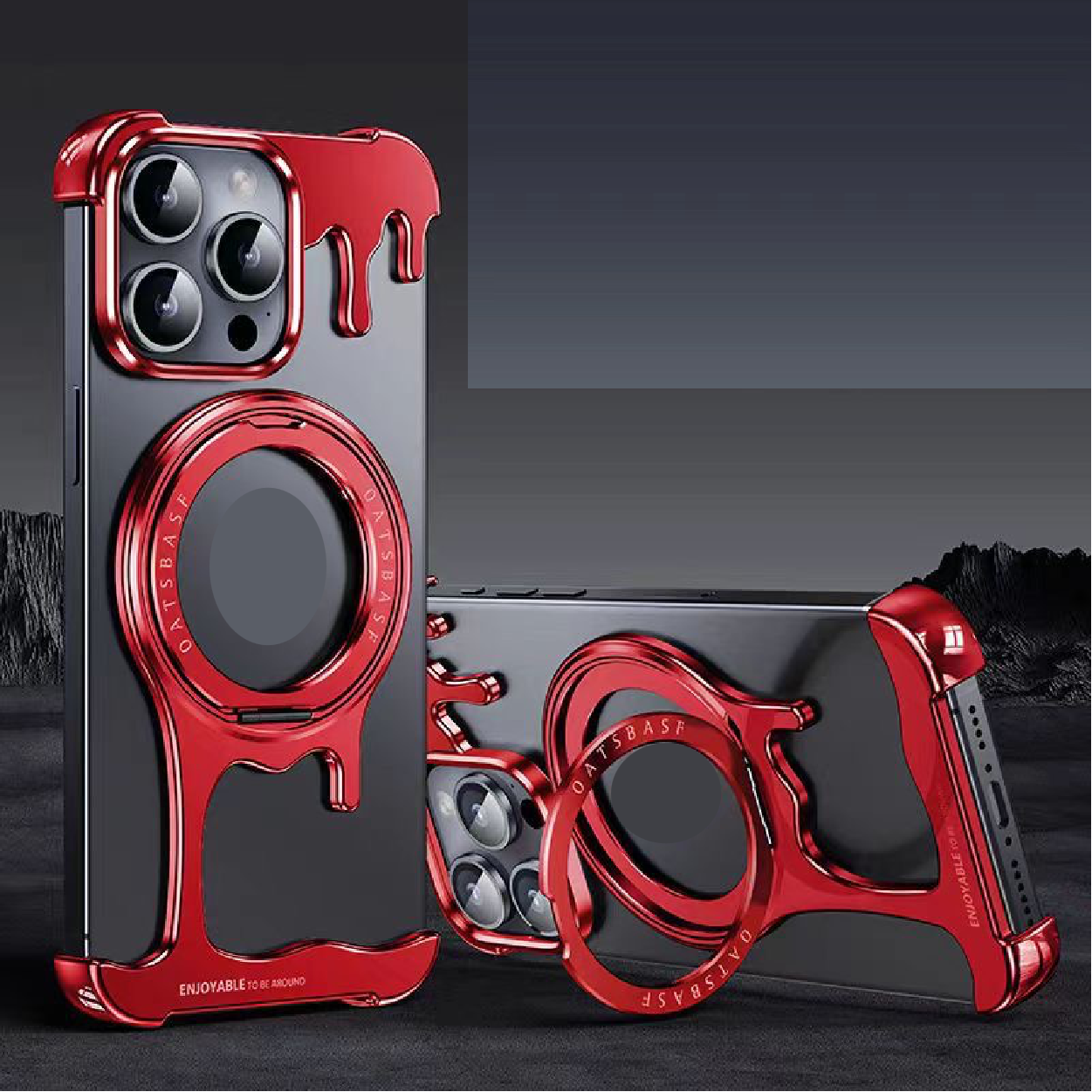 Borderless Liquid Metal Magnetic Phone Case