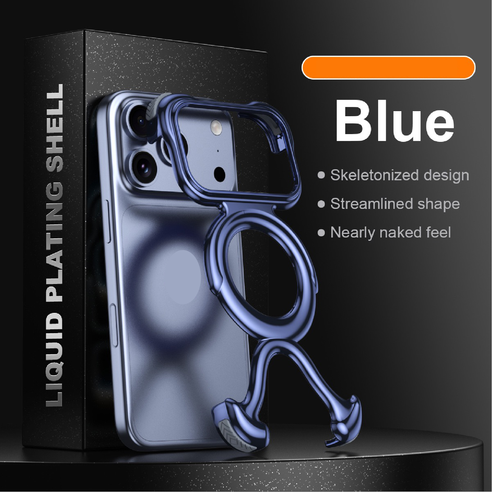 Special Shaped Liquid Metal Magnetic Phone Case