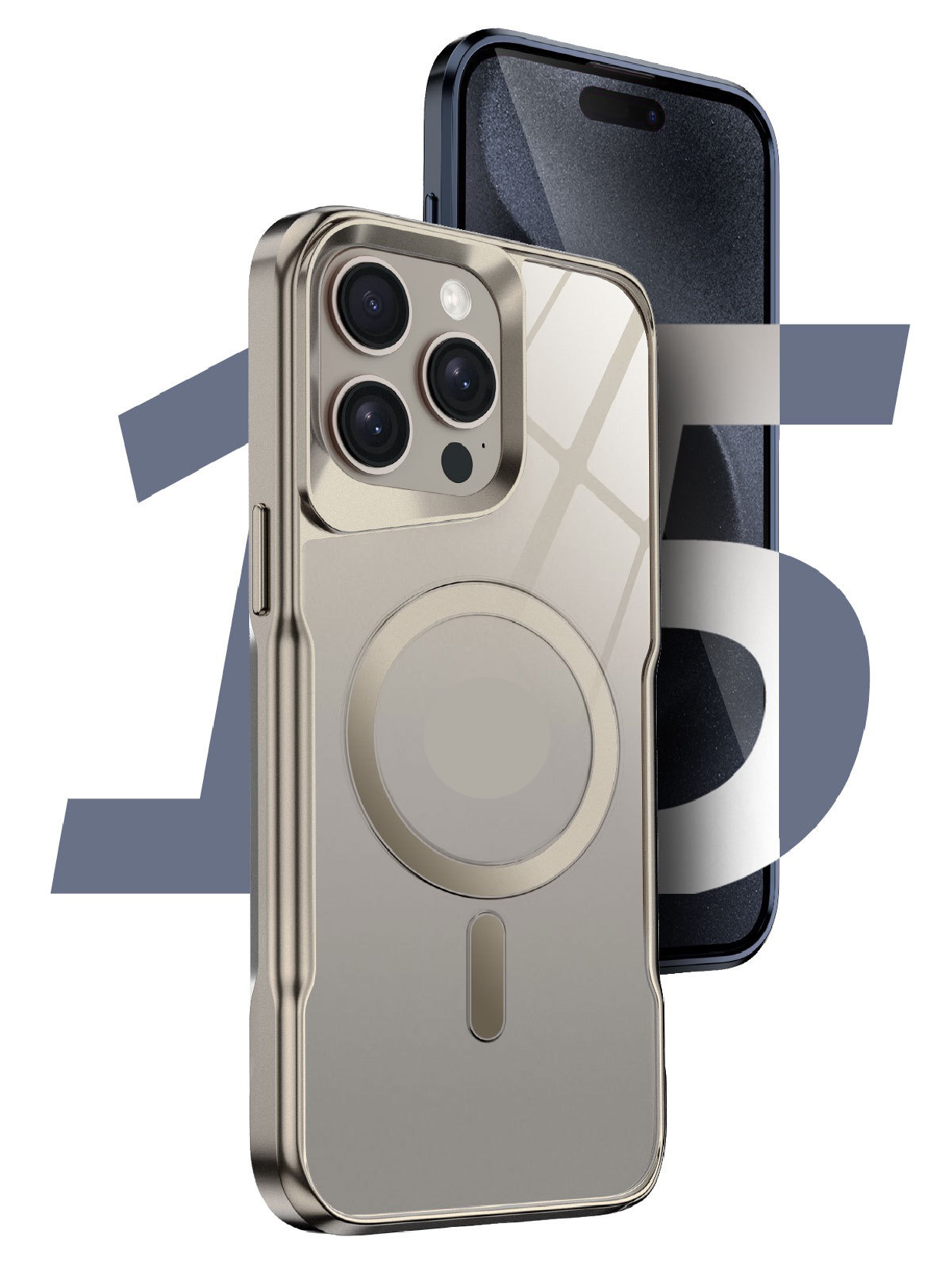 2024 New [Small Waist] Transparent Magnetic Phone Case