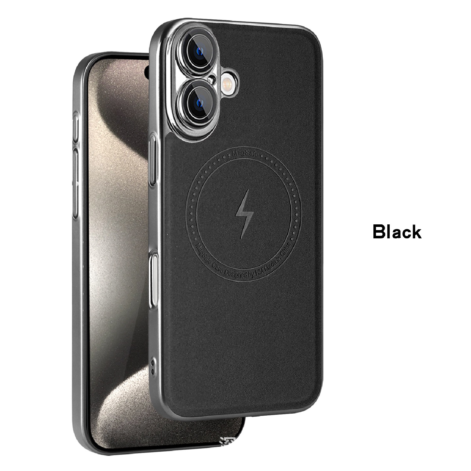 Premium Lightning Leather Magnetic Phone Case