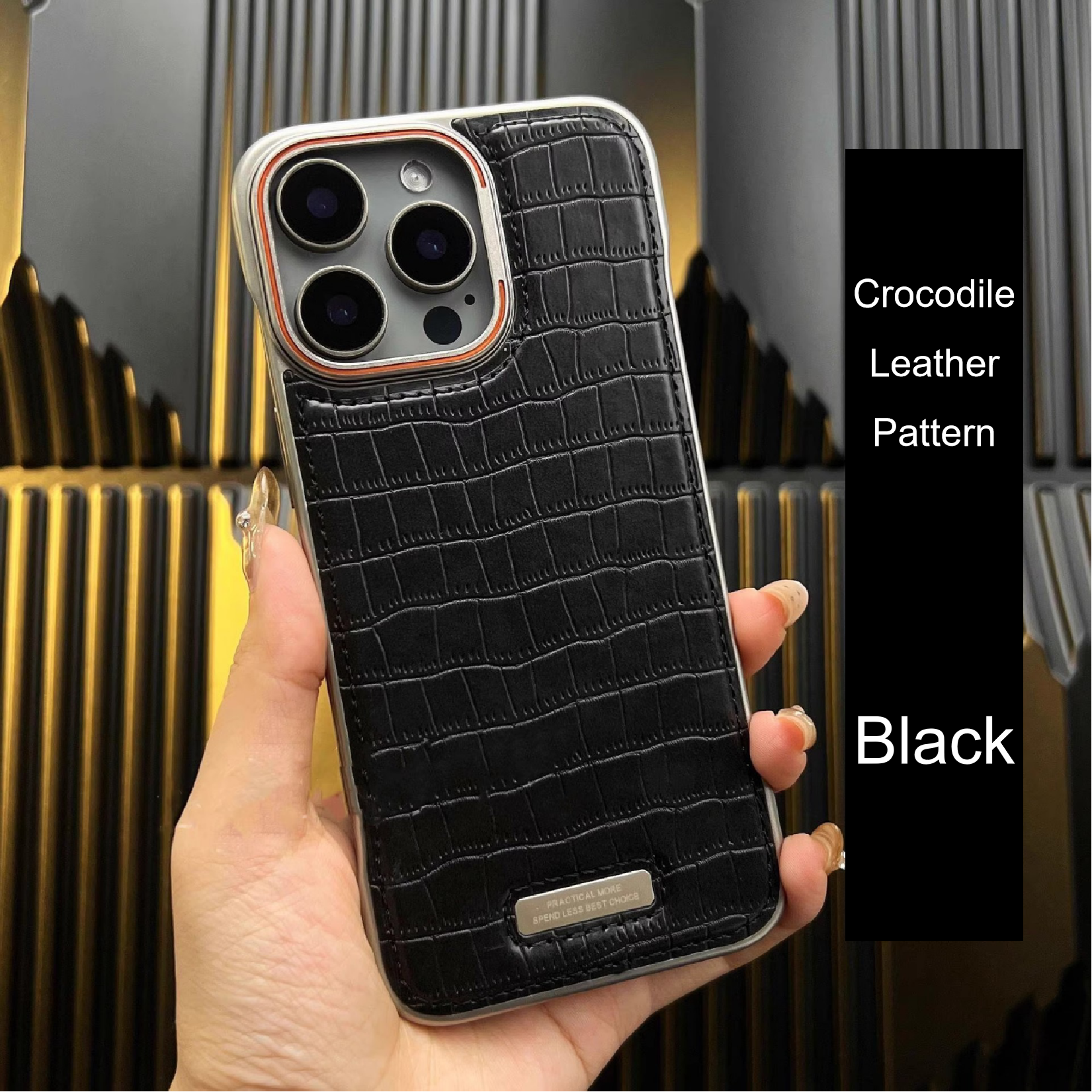 Frameless Leather Magnetic Phone Case