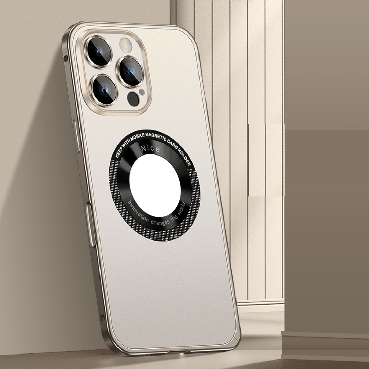 Magnetic Metal Frame Mobile Phone Case