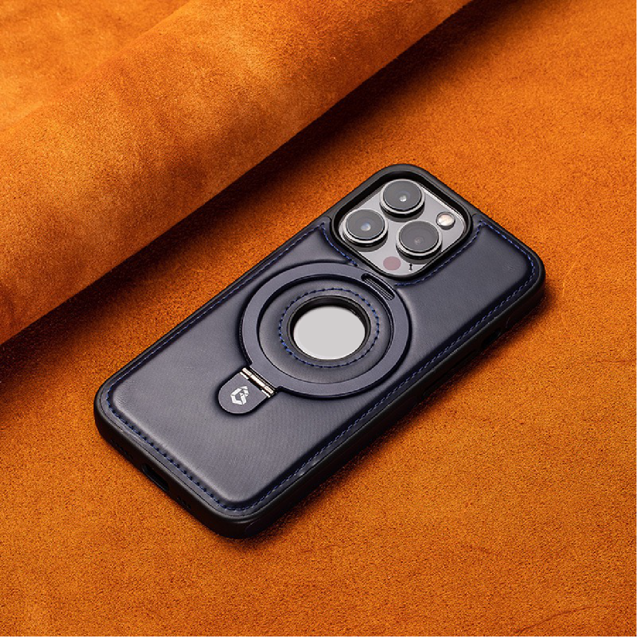 2024 New leather stand magnetic phone case