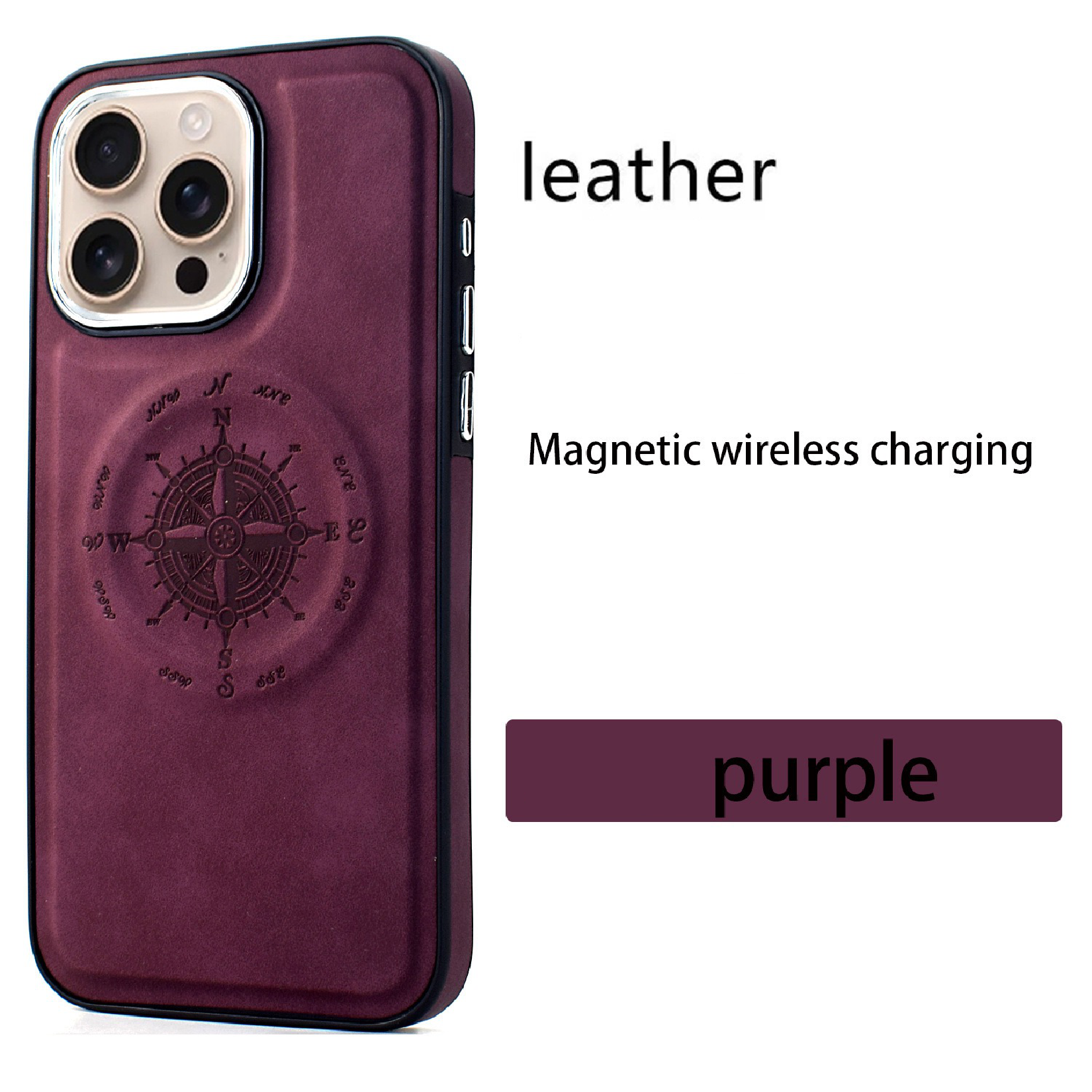 Leather Nautical Magnetic Anti-fall Phone Case