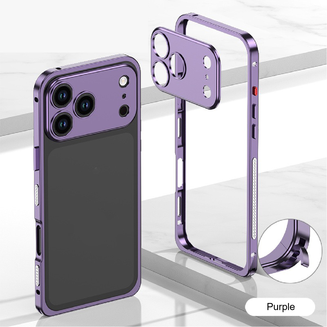 Premium Metal Frame Heat Dissipation Phone Case