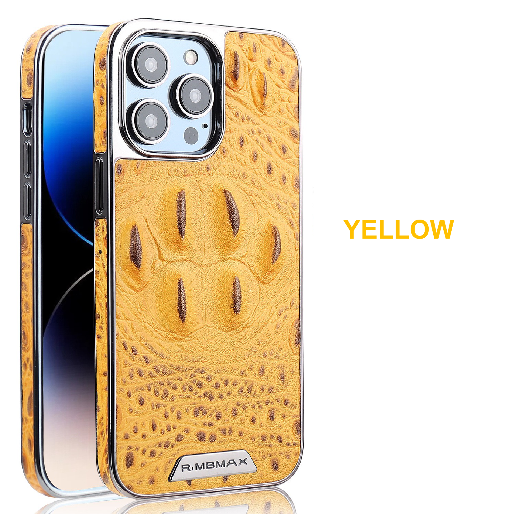 2024 New Genuine Leather Crocodile Pattern Phone Case