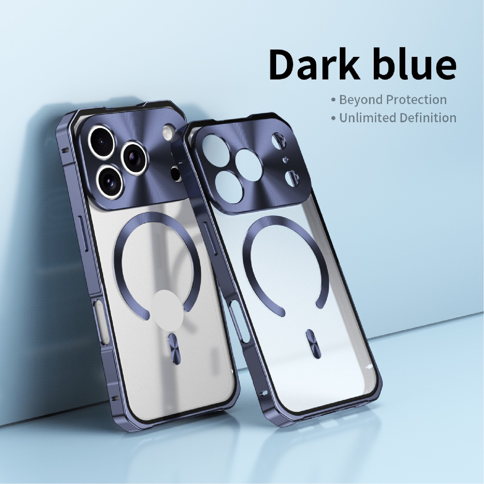 Magnetic Alloy Frame Mobile Phone Case