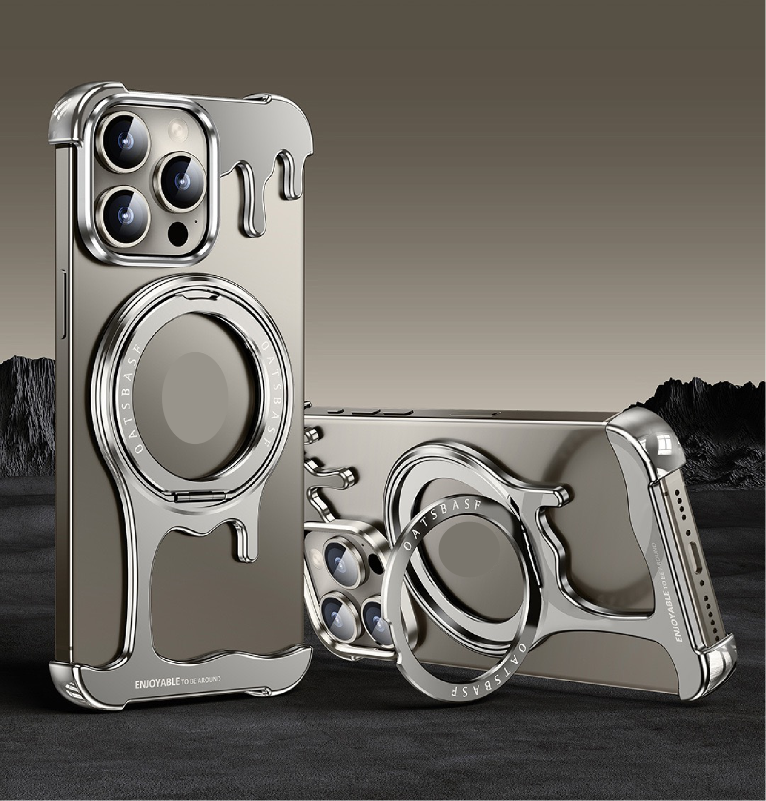 Borderless Liquid Metal Magnetic Phone Case