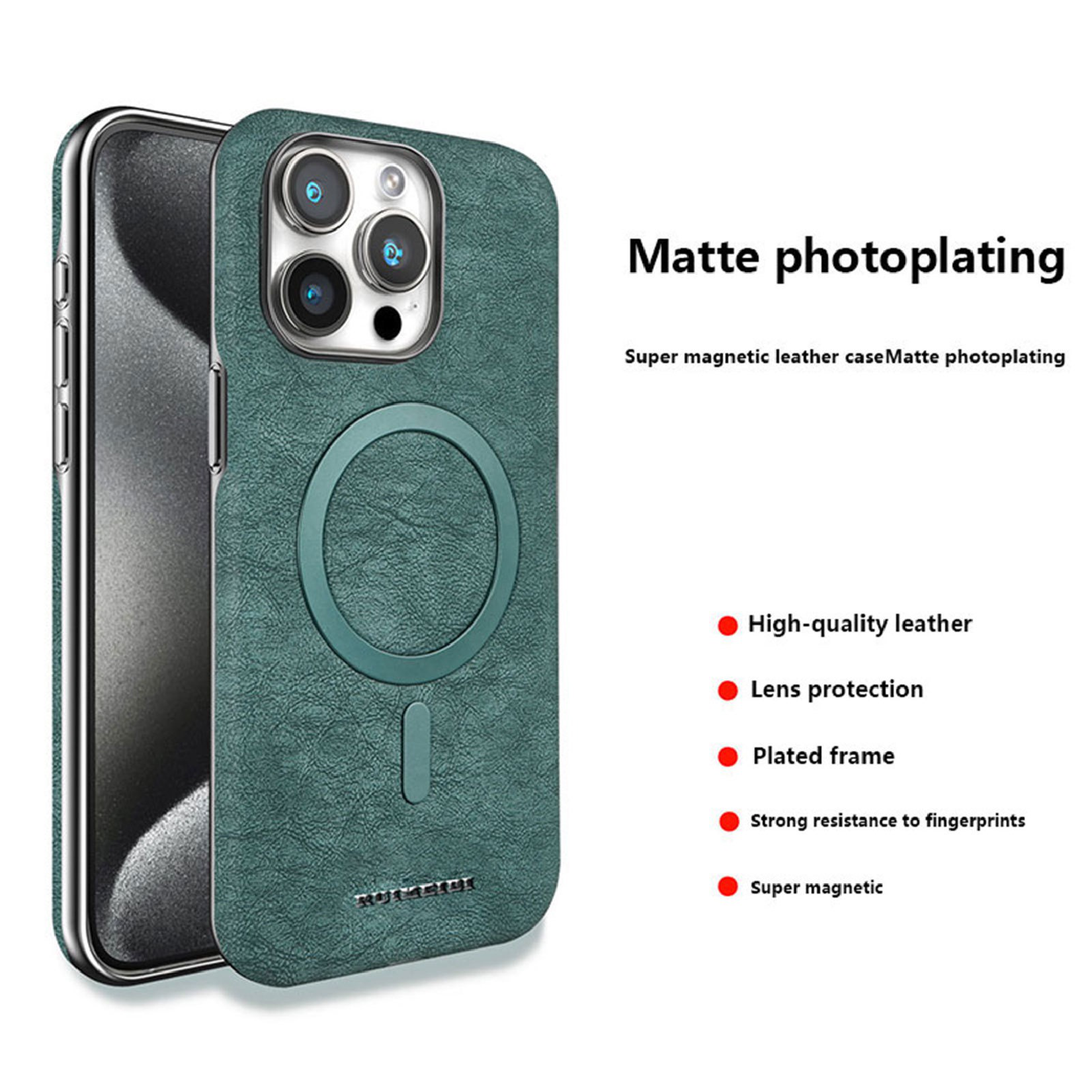2024 New Business Suede Magnetic Phone Case