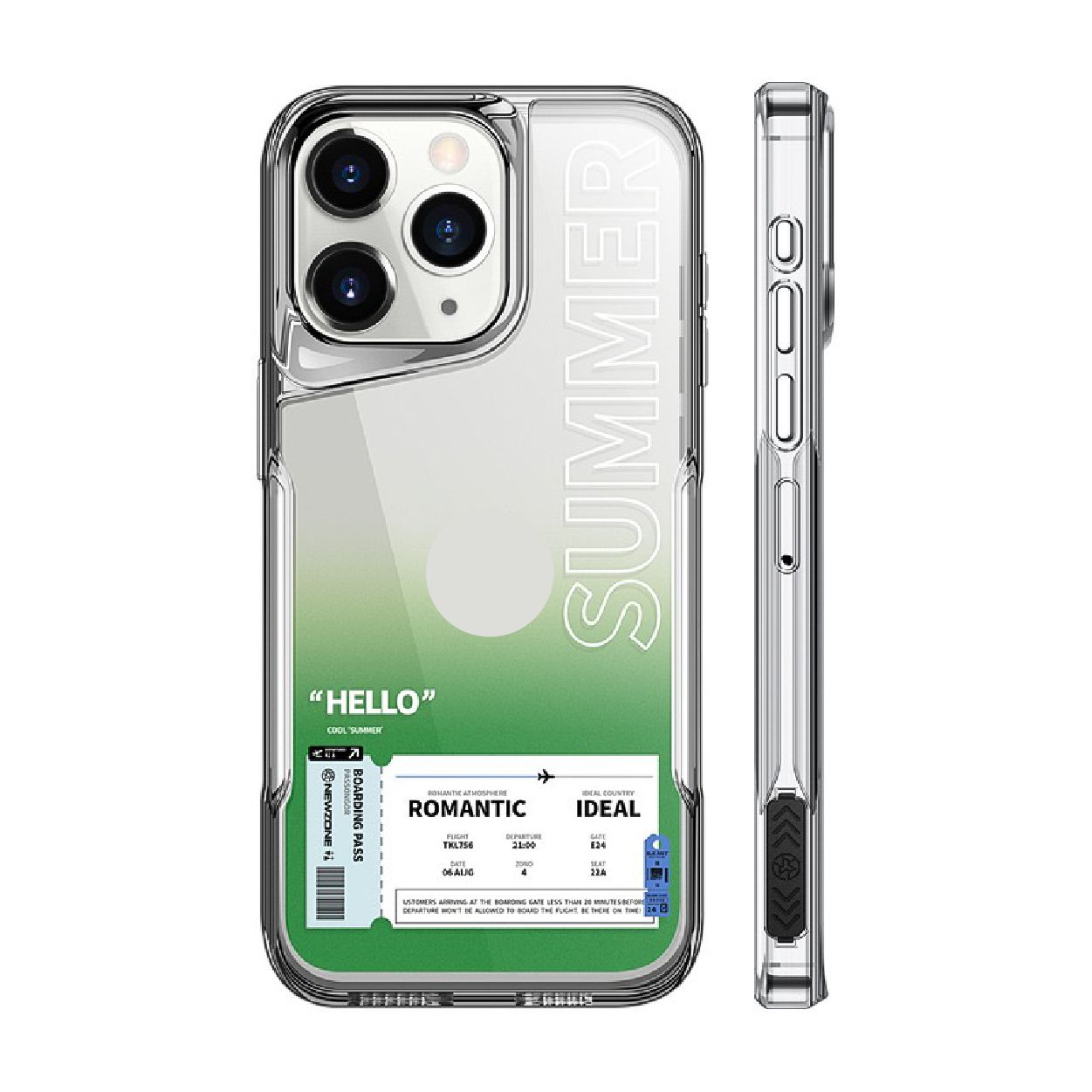 2024 New [Air Ticket] Gradient High-Transparency Phone Case