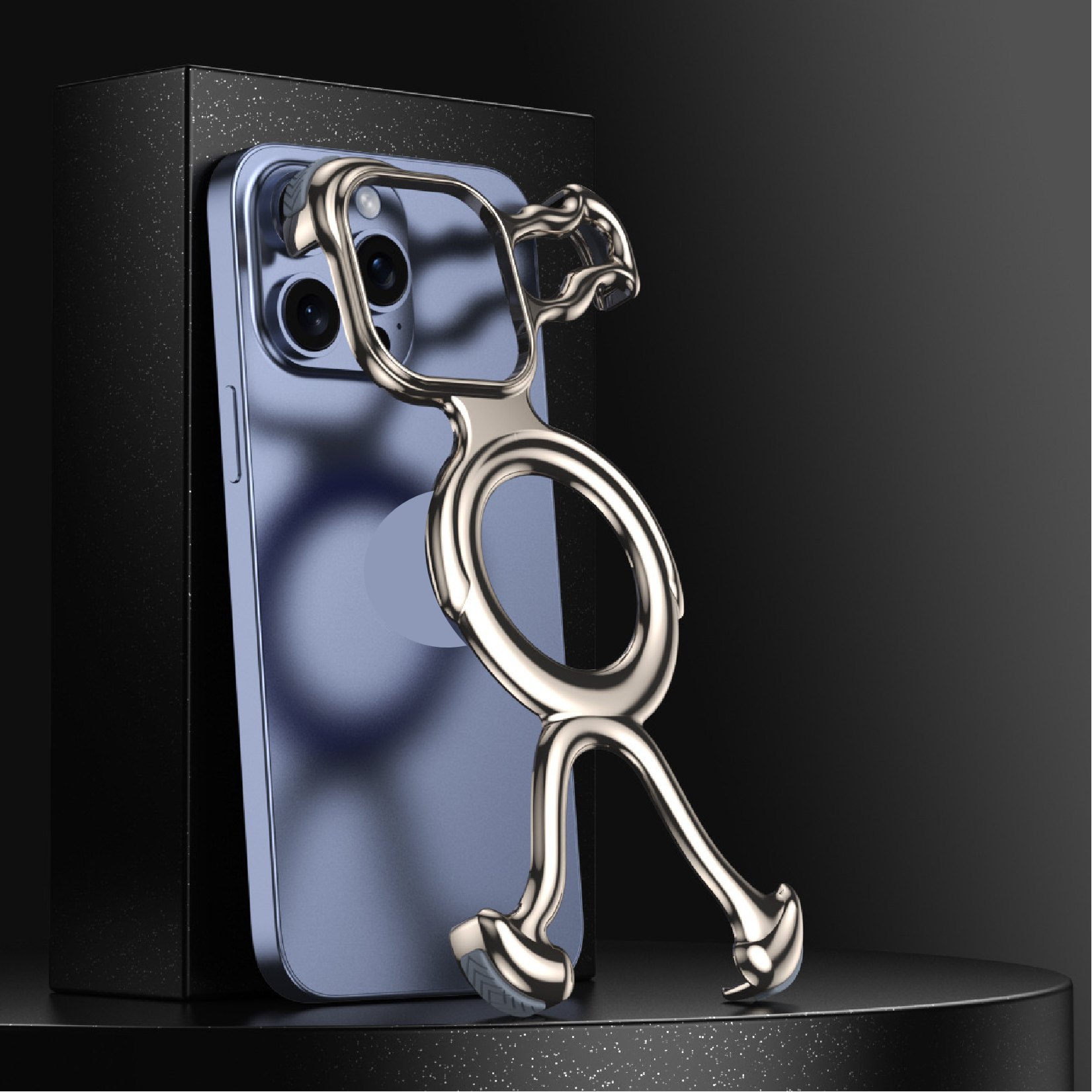 Special Shaped Liquid Metal Phone Case