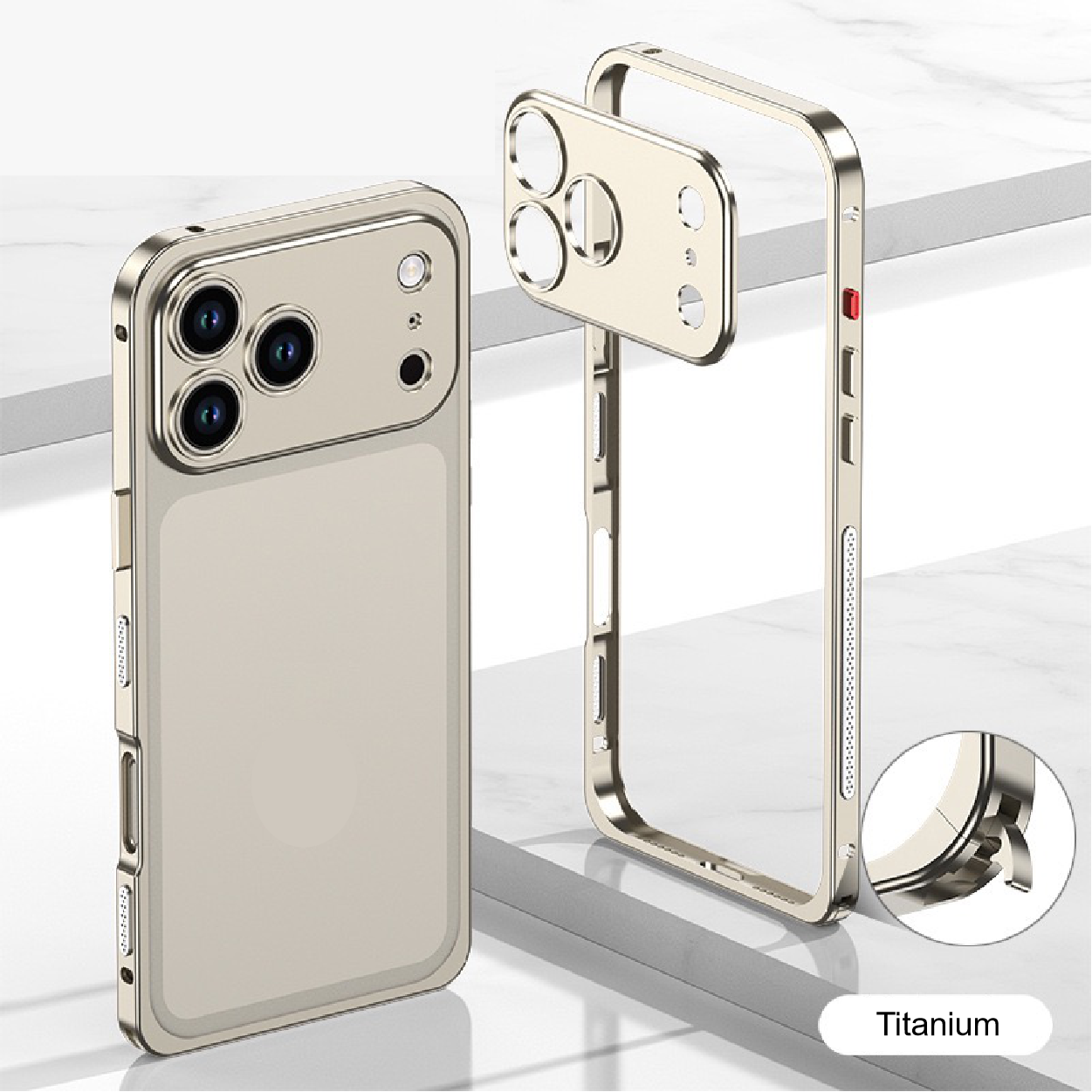 Premium Metal Frame Heat Dissipation Phone Case