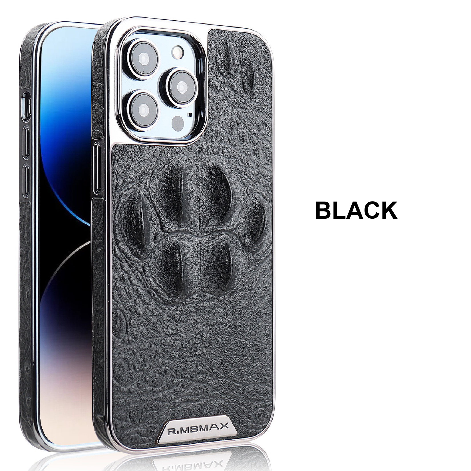 2024 New Genuine Leather Crocodile Pattern Phone Case