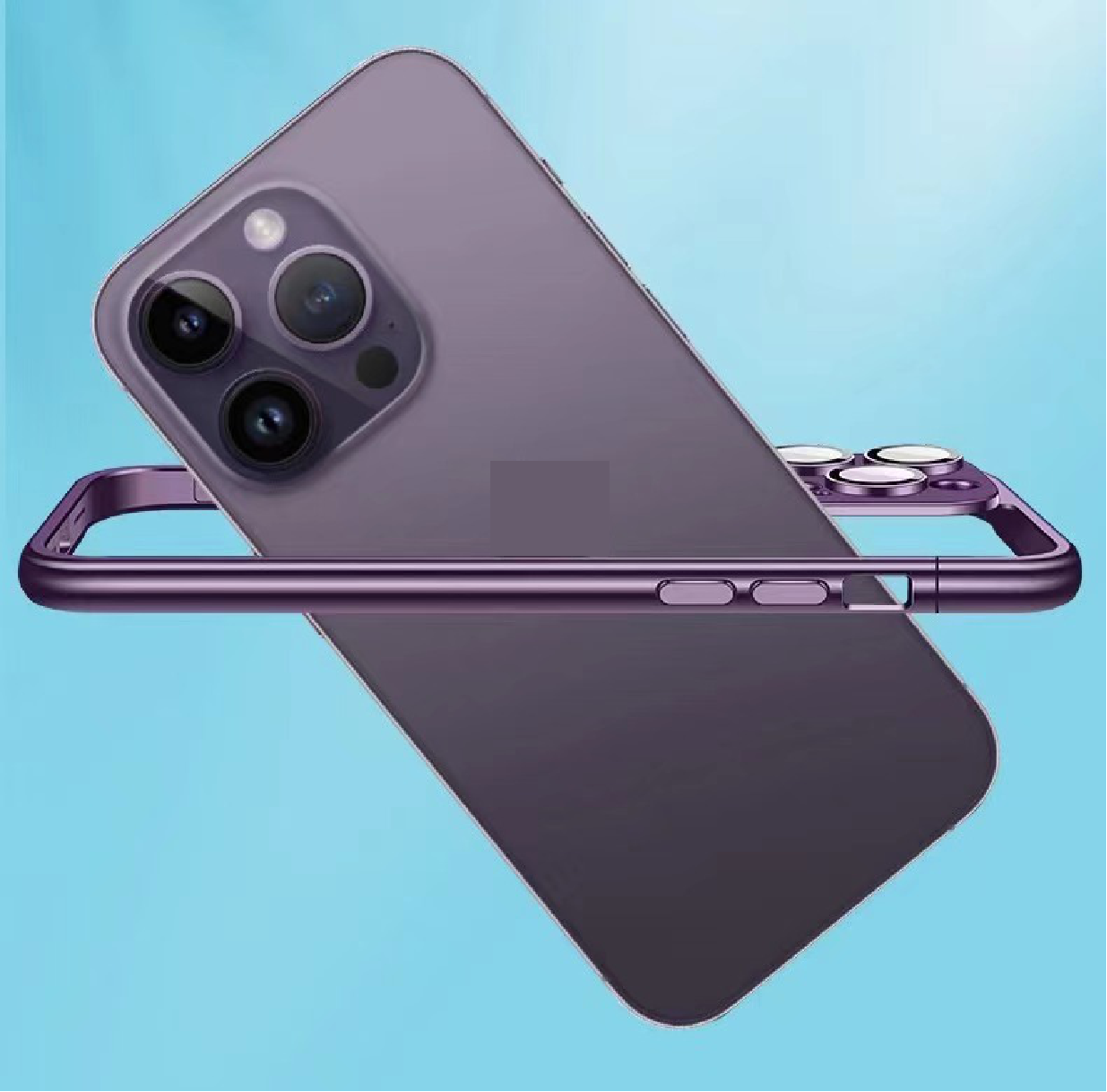 Custom frame mobile phone case