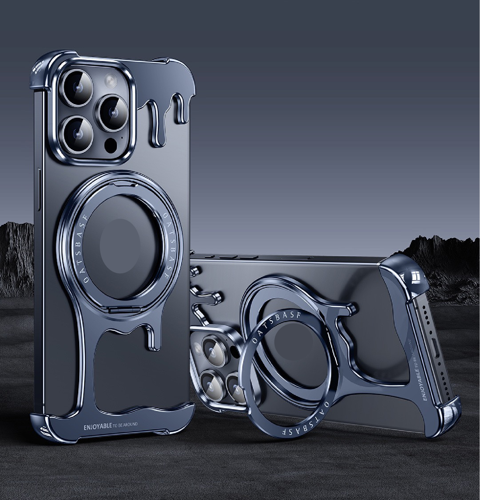 Borderless Liquid Metal Magnetic Phone Case