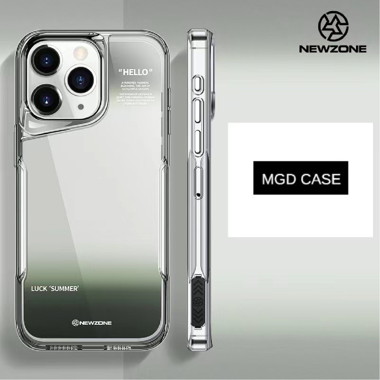 Gradient High-Transparency Acrylic Phone Case