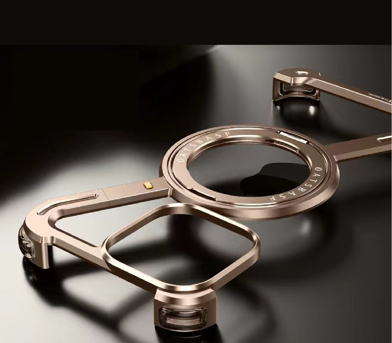 Z-shaped Metal Rotating Stand Magnetic Phone Case