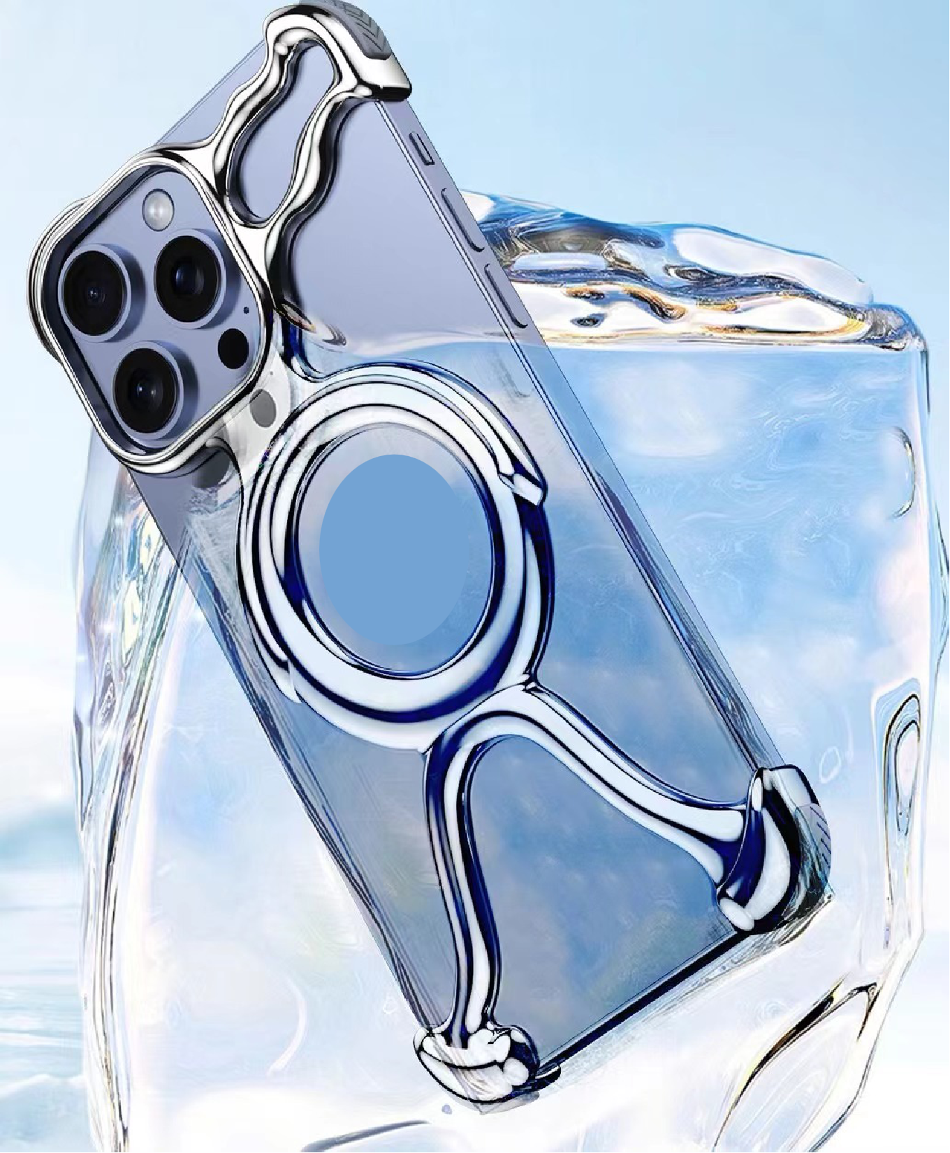 Special Shaped Liquid Metal Phone Case