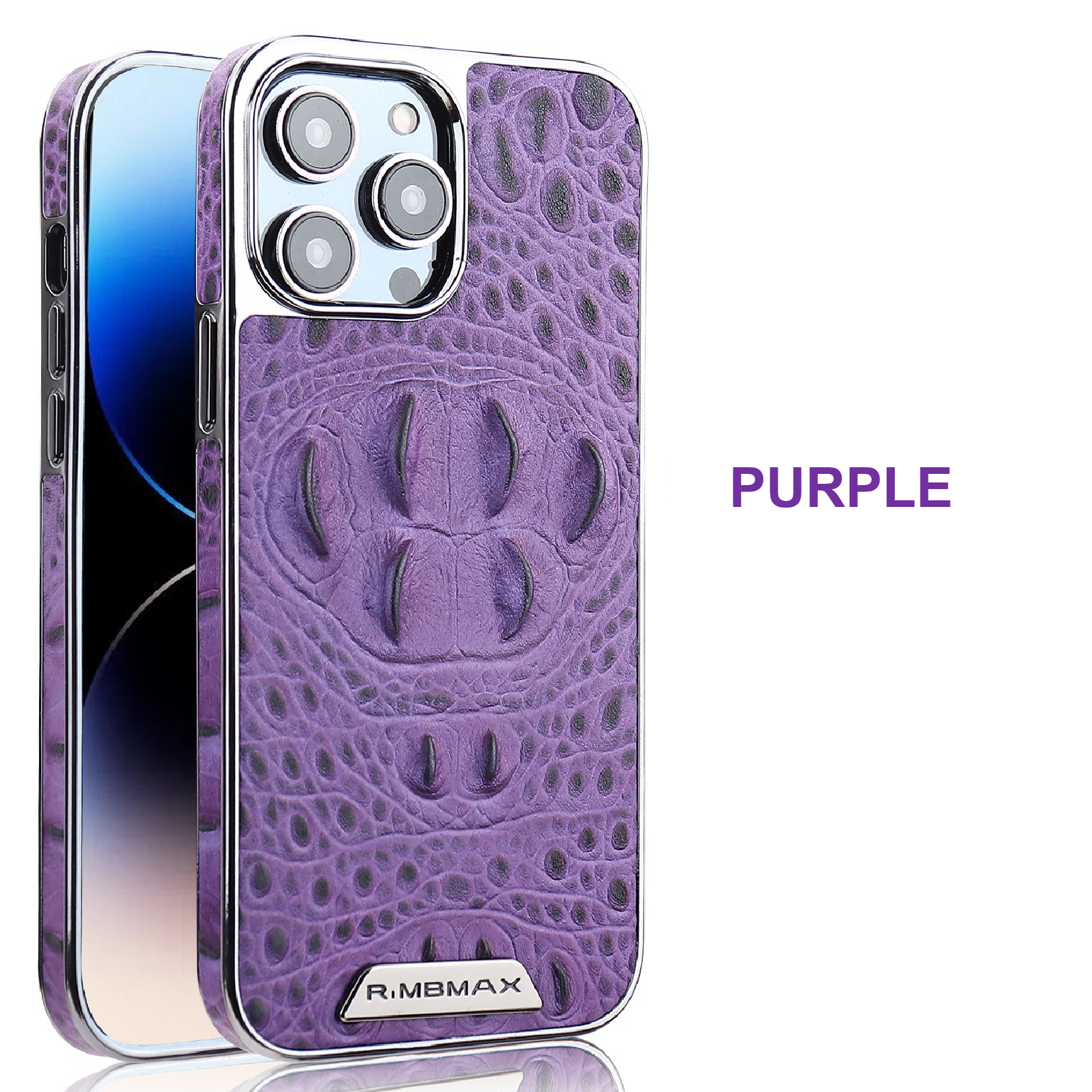 2024 New Genuine Leather Crocodile Pattern Phone Case