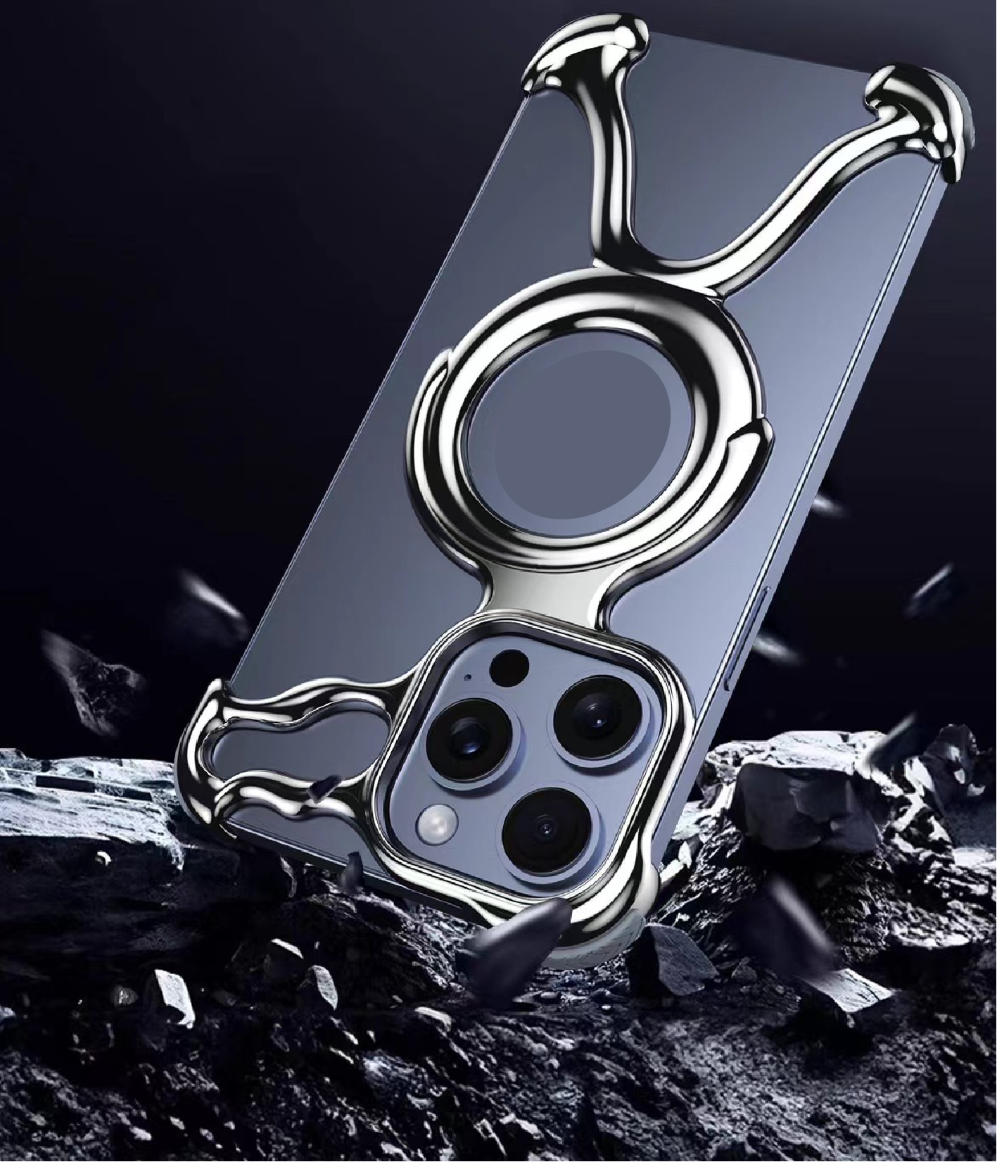 Special Shaped Liquid Metal Phone Case