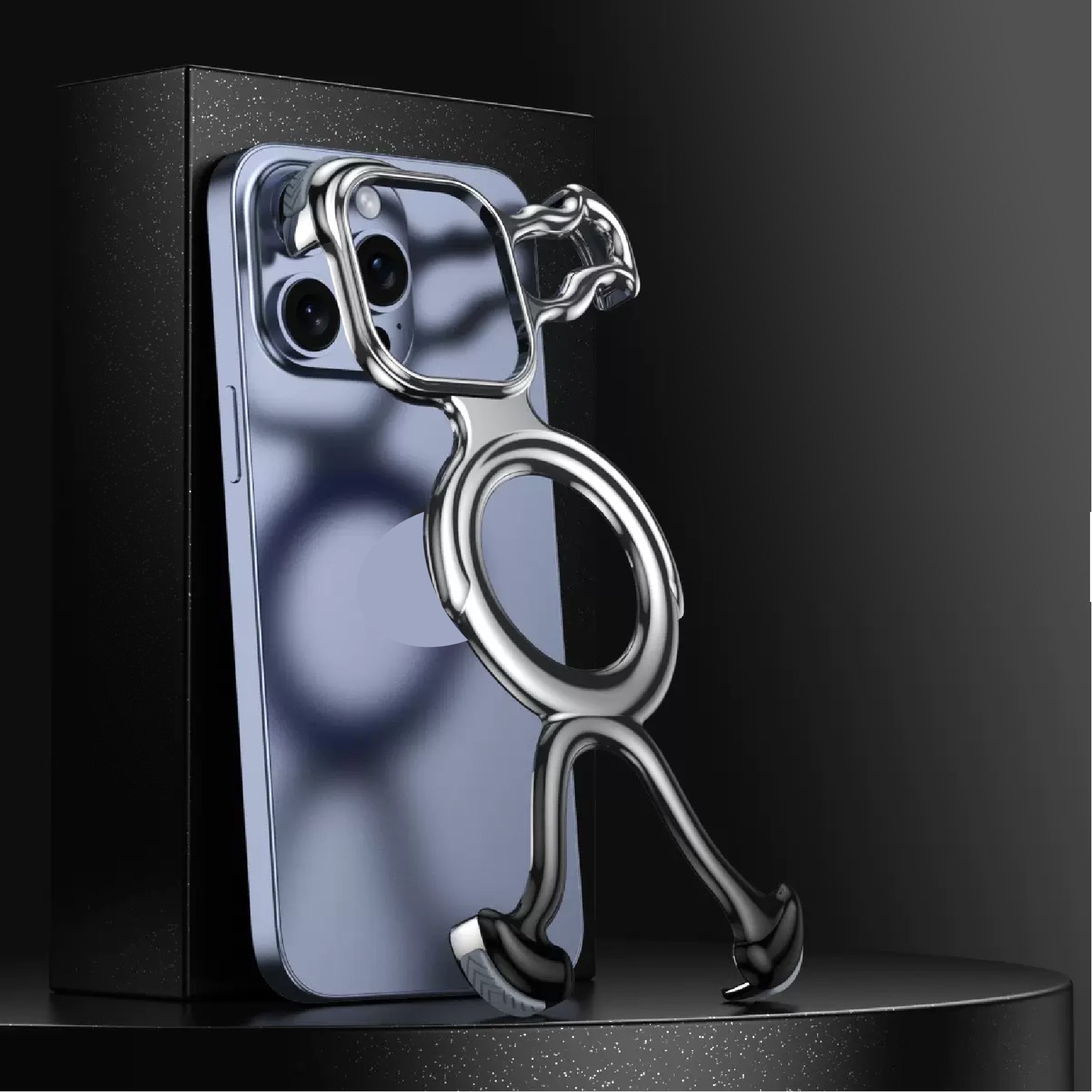Special Shaped Liquid Metal Magnetic Phone Case