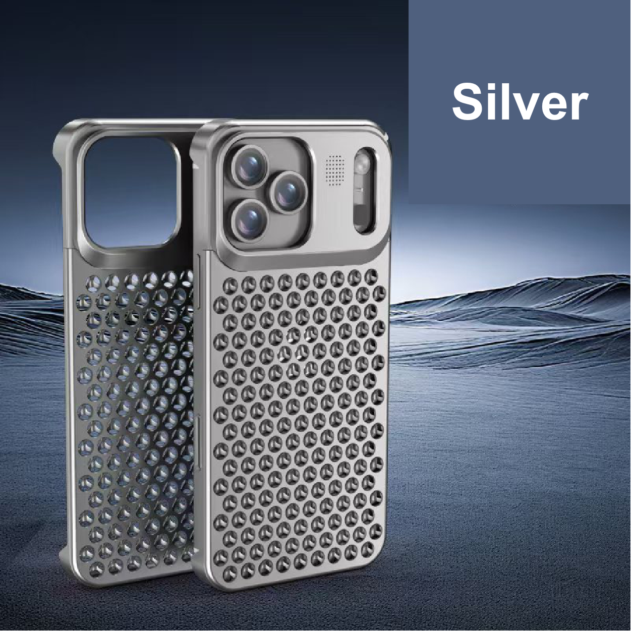 Recommended Creative Fragrance Heat Dissipation Metal Snap Phone Case