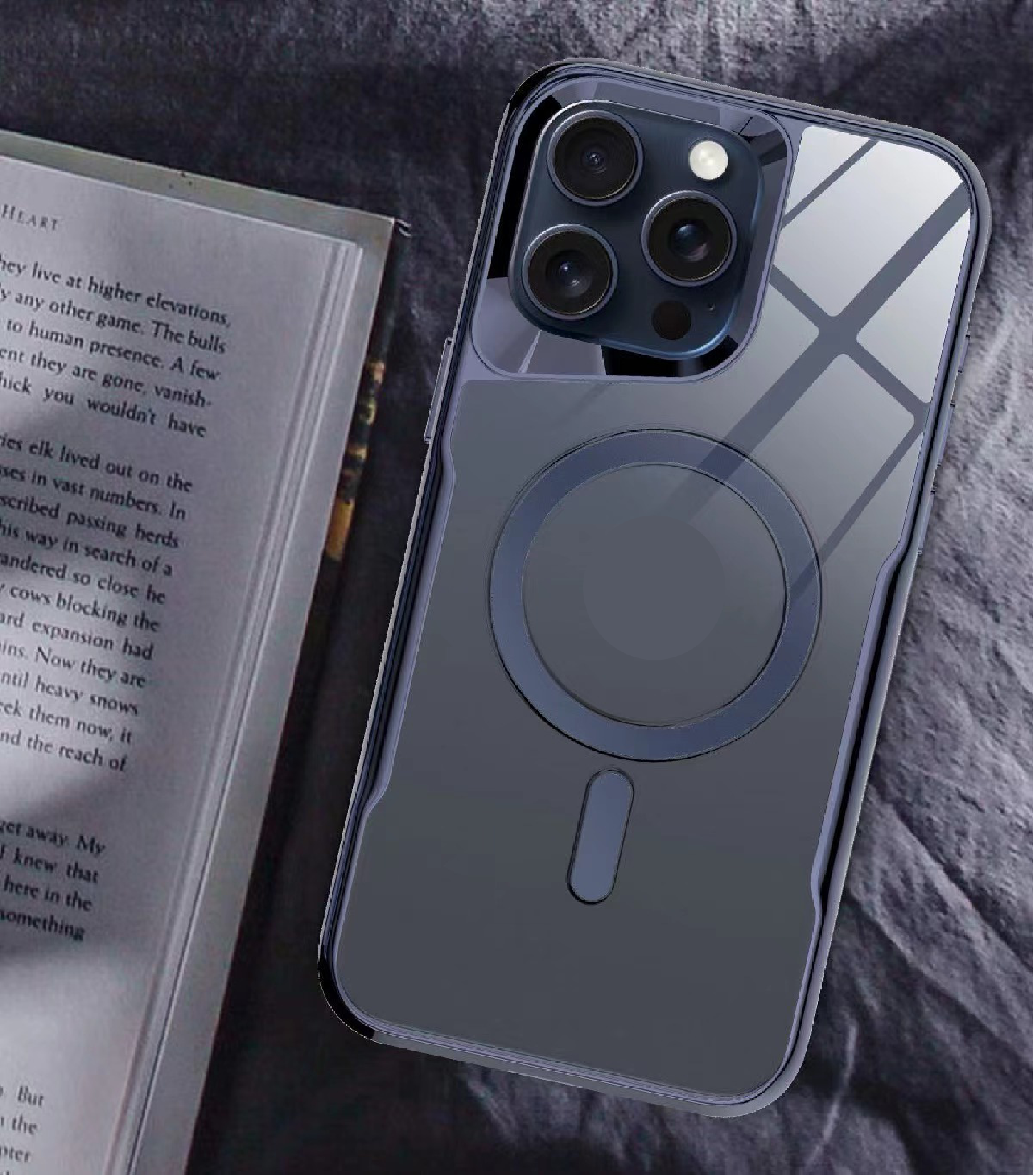 2024 New [Small Waist] Transparent Magnetic Phone Case