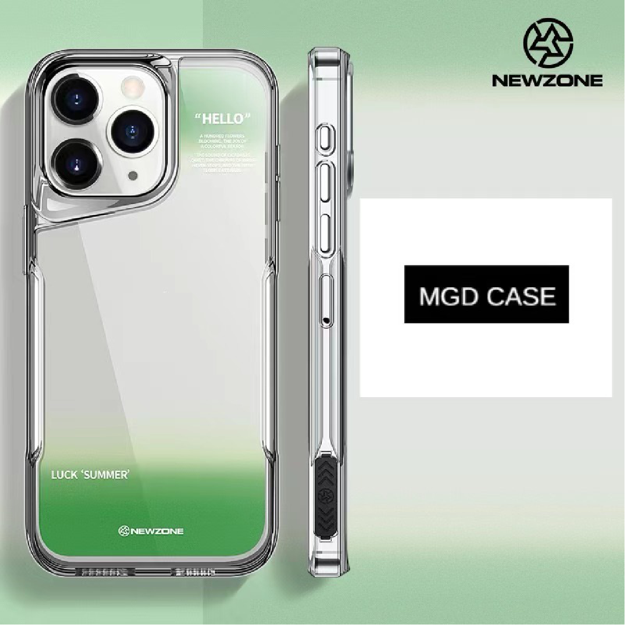 Gradient High-Transparency Acrylic Phone Case