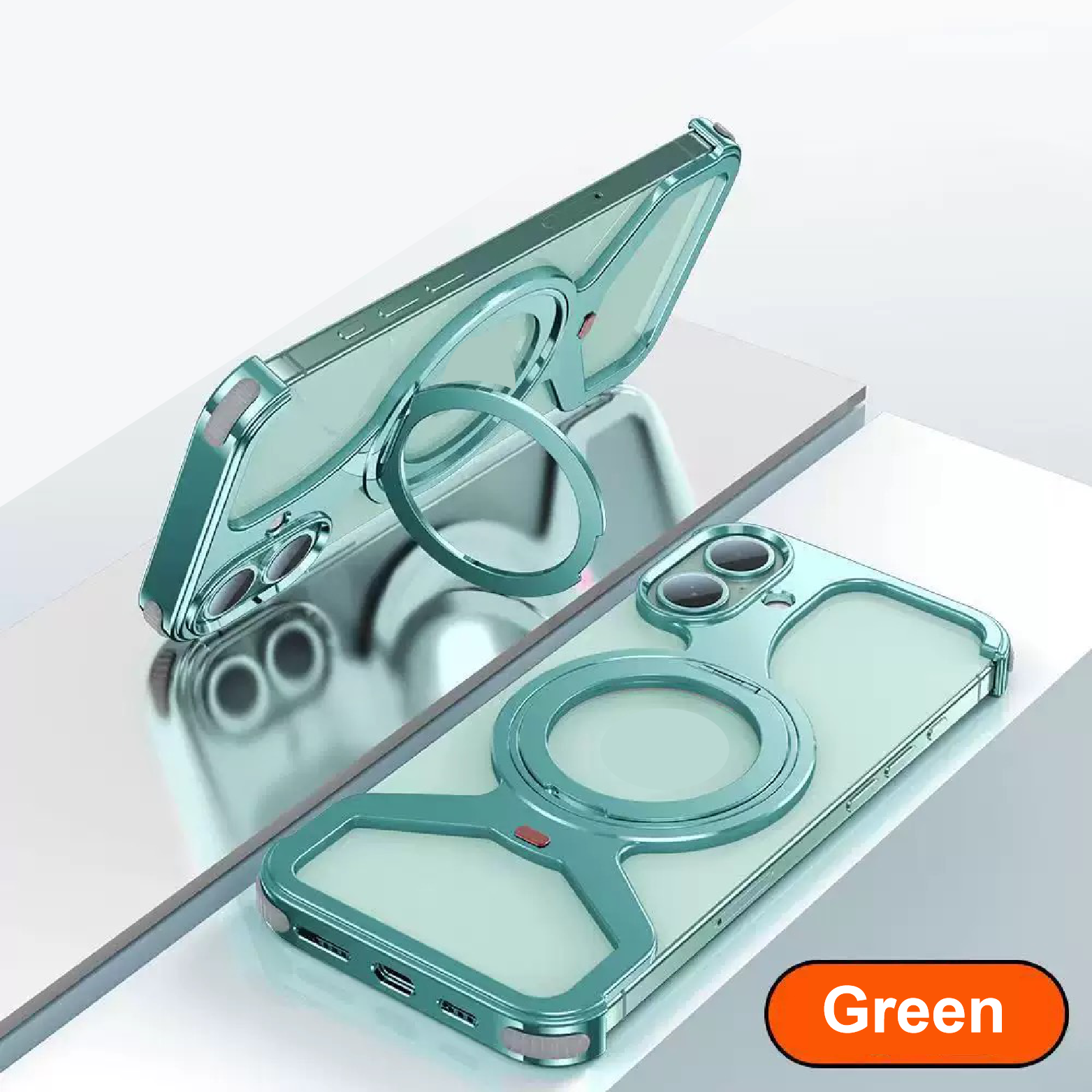 Personalized Metal Frameless Anti-fall Snap Buckle Magnetic Mobile Phone Case