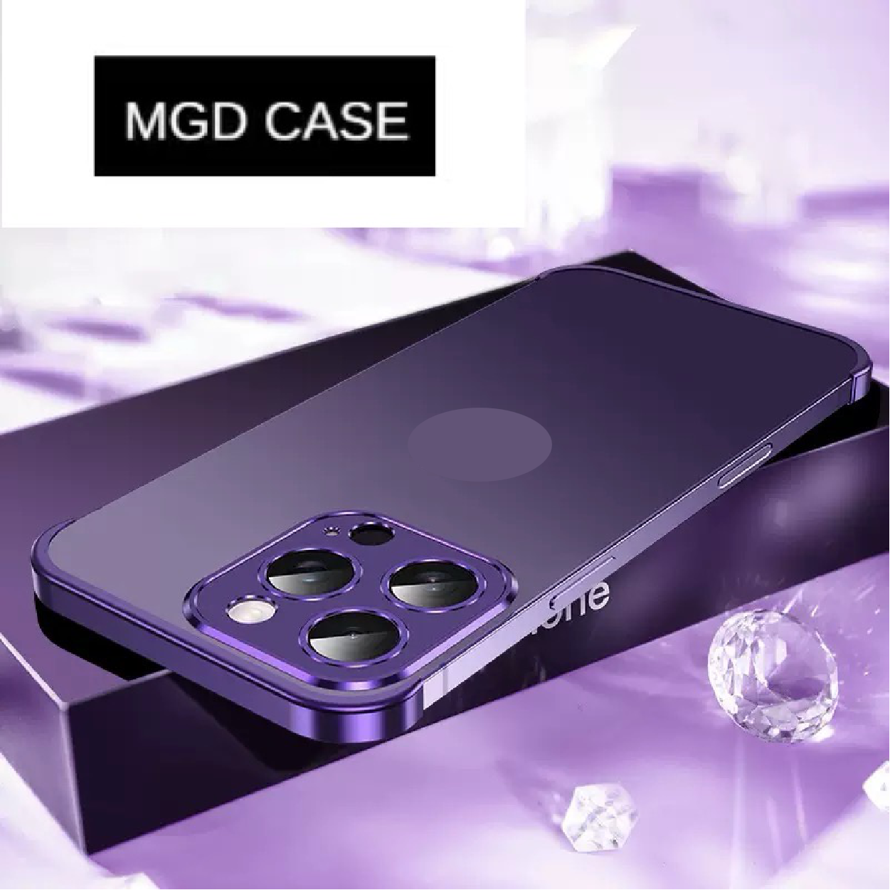 Customized Metal Frameless Lens Protection Phone Case