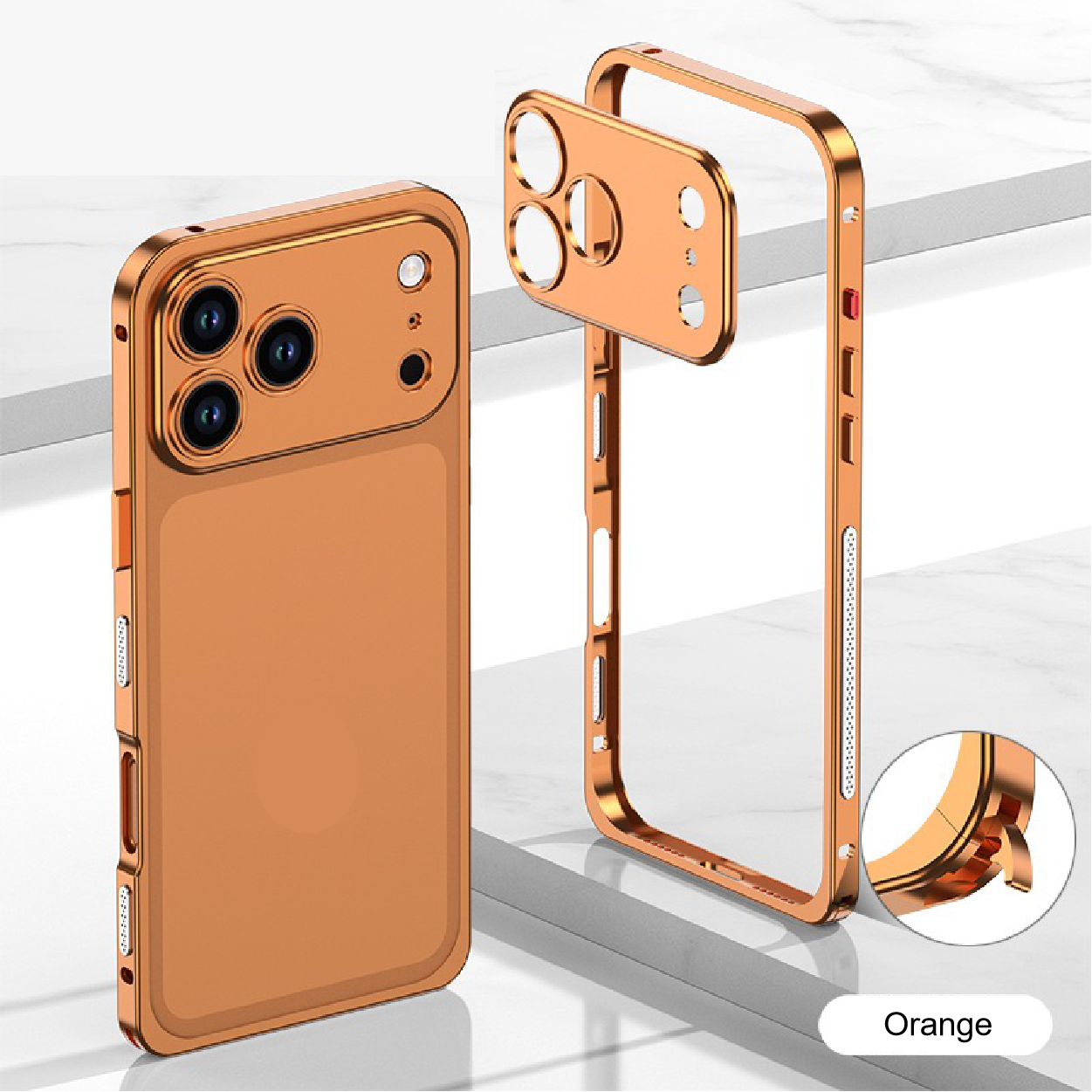 Premium Metal Frame Heat Dissipation Phone Case