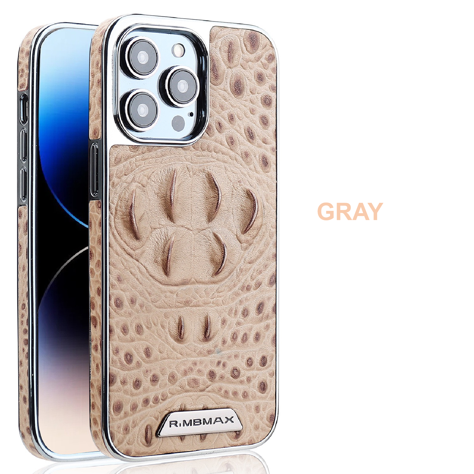 2024 New Genuine Leather Crocodile Pattern Phone Case