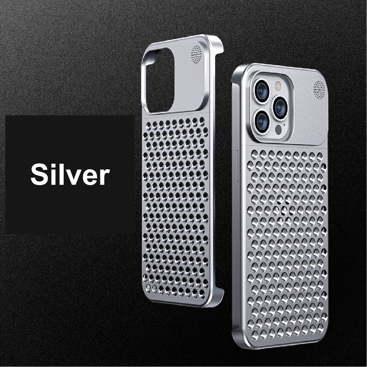 Recommended Creative Fragrance Heat Dissipation Metal Snap Phone Case