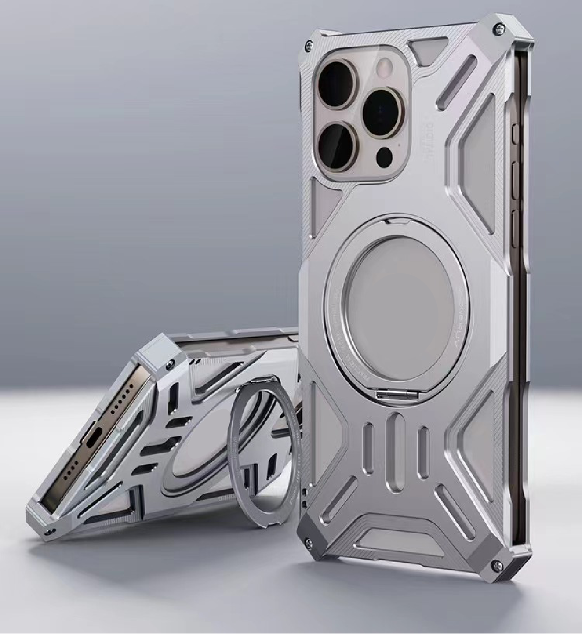 Aluminum Alloy Magnetic Frameless Phone Case