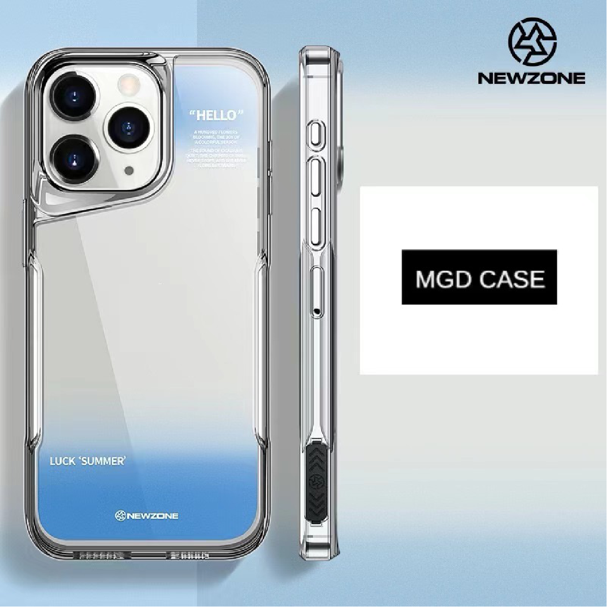 Gradient High-Transparency Acrylic Phone Case