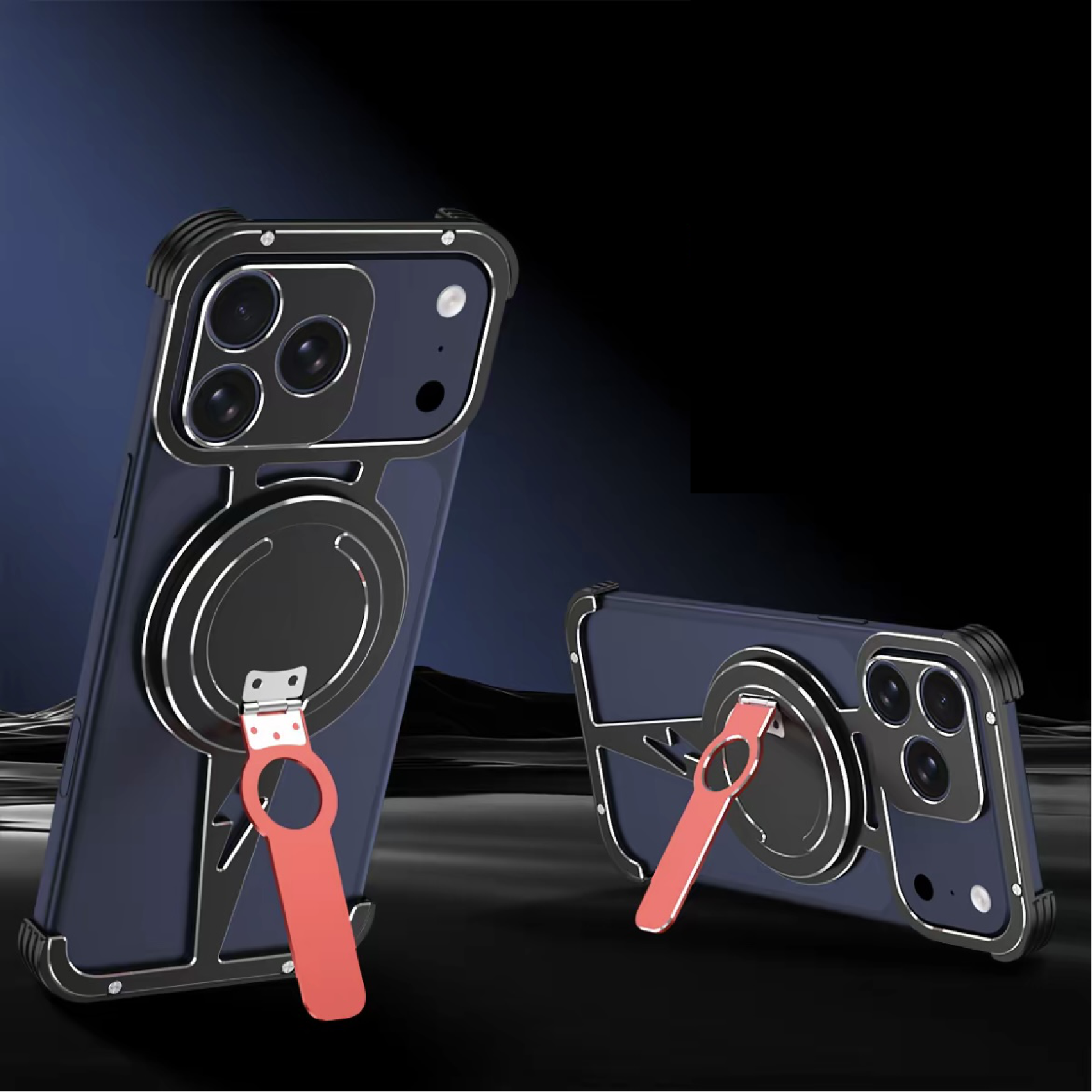 Thor Series Metal Lightning Magnetic Phone Case