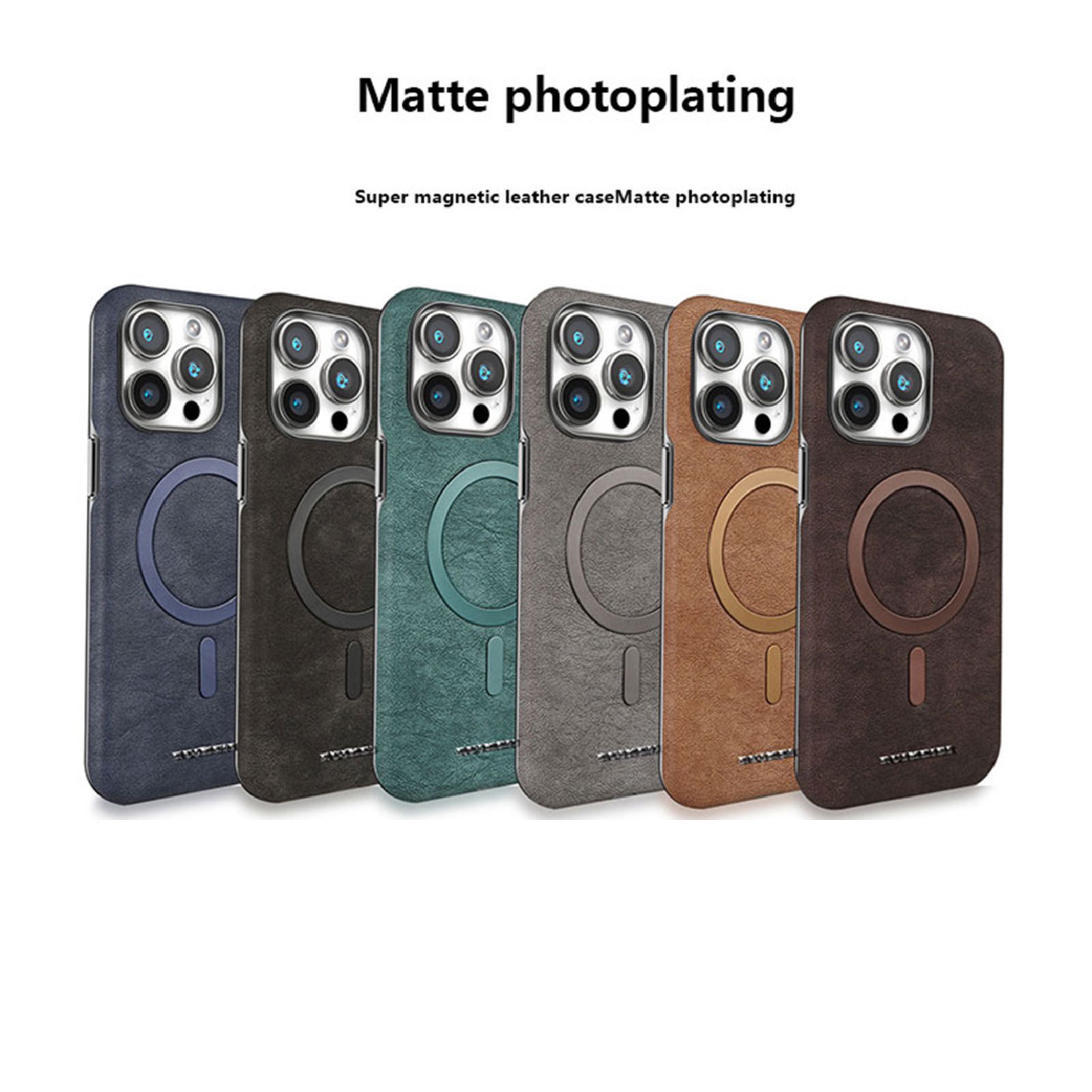 2024 New Business Suede Magnetic Phone Case