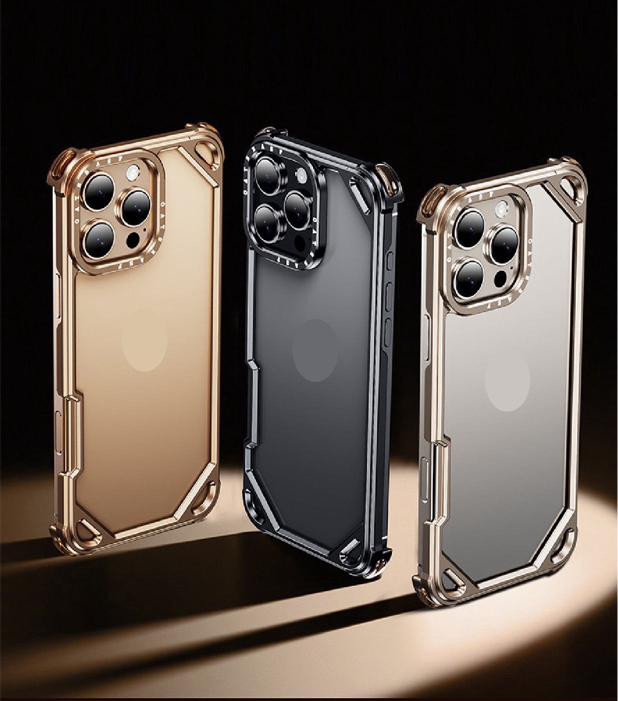 Metal Frame Airbag Anti-fall Mobile Phone Case