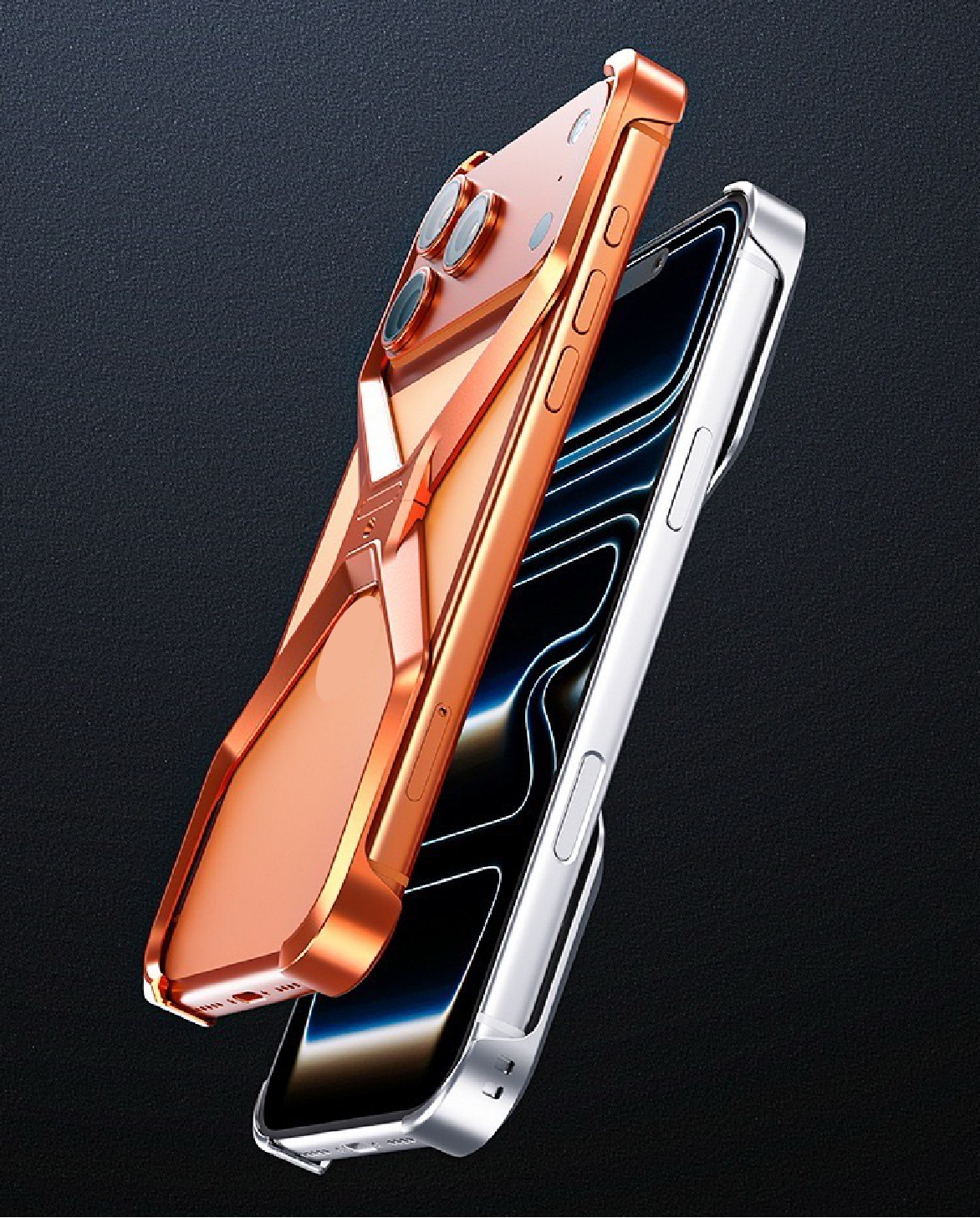 Innovative X Metal Frame Mobile Phone Case