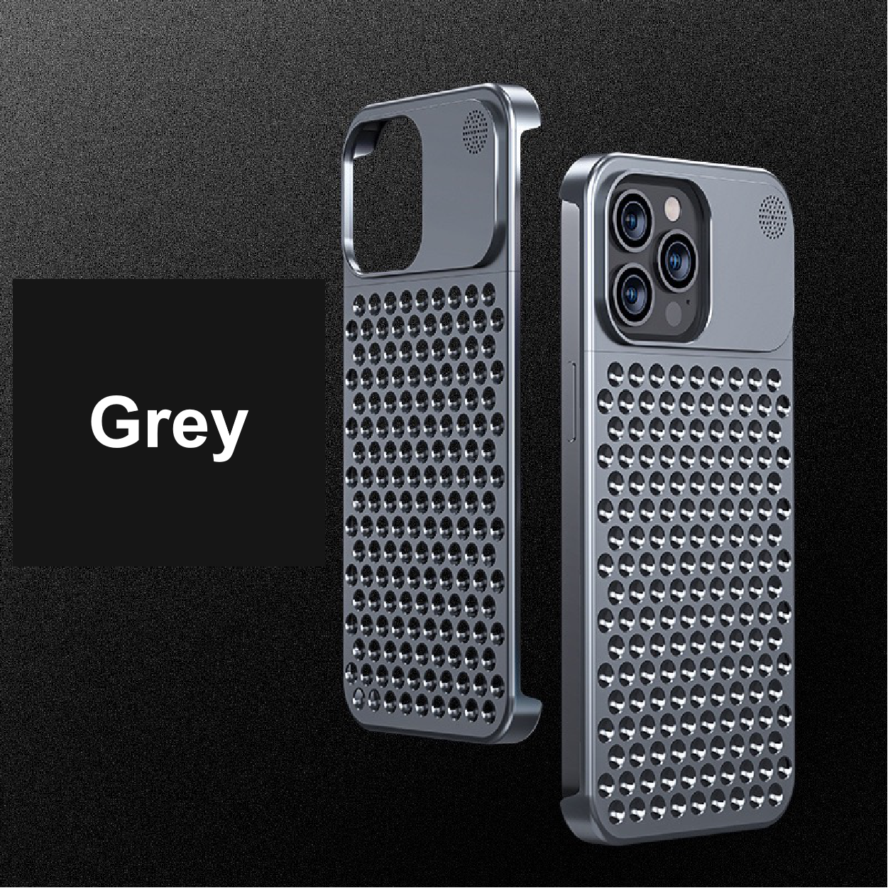 Recommended Creative Fragrance Heat Dissipation Metal Snap Phone Case