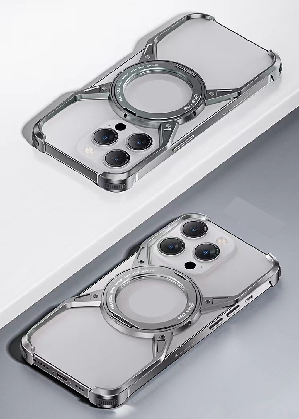 X Metal Rotating Magnetic Phone Case