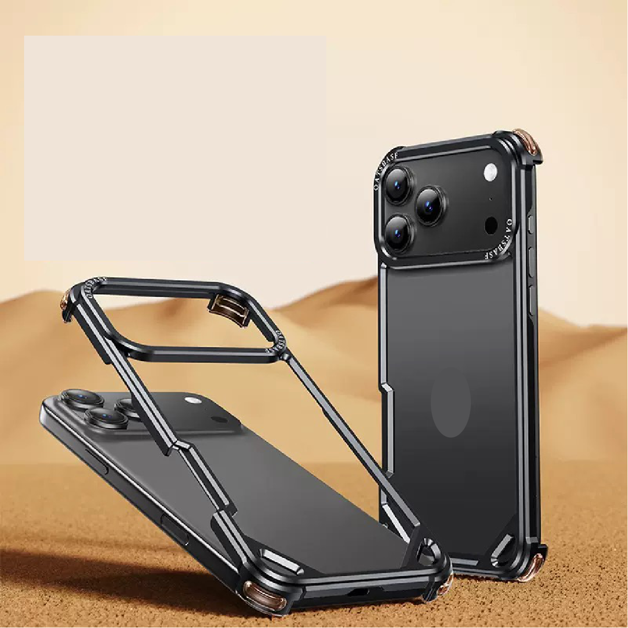 Metal Frame Airbag Anti-fall Mobile Phone Case