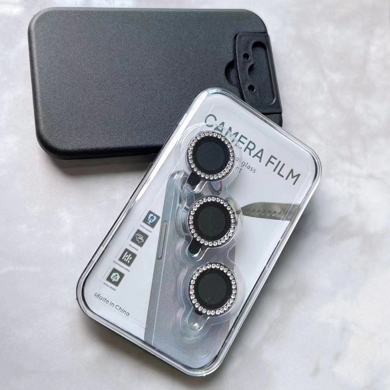 Mobile phone lens protective case