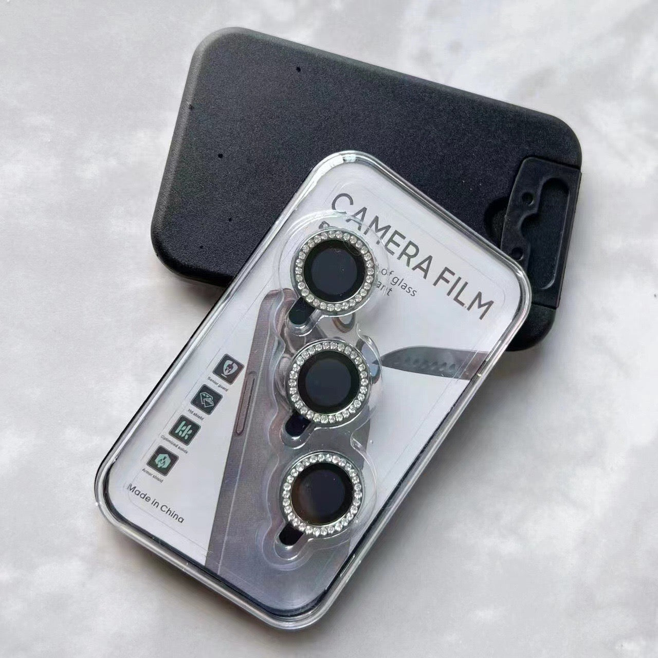 Mobile phone lens protective case